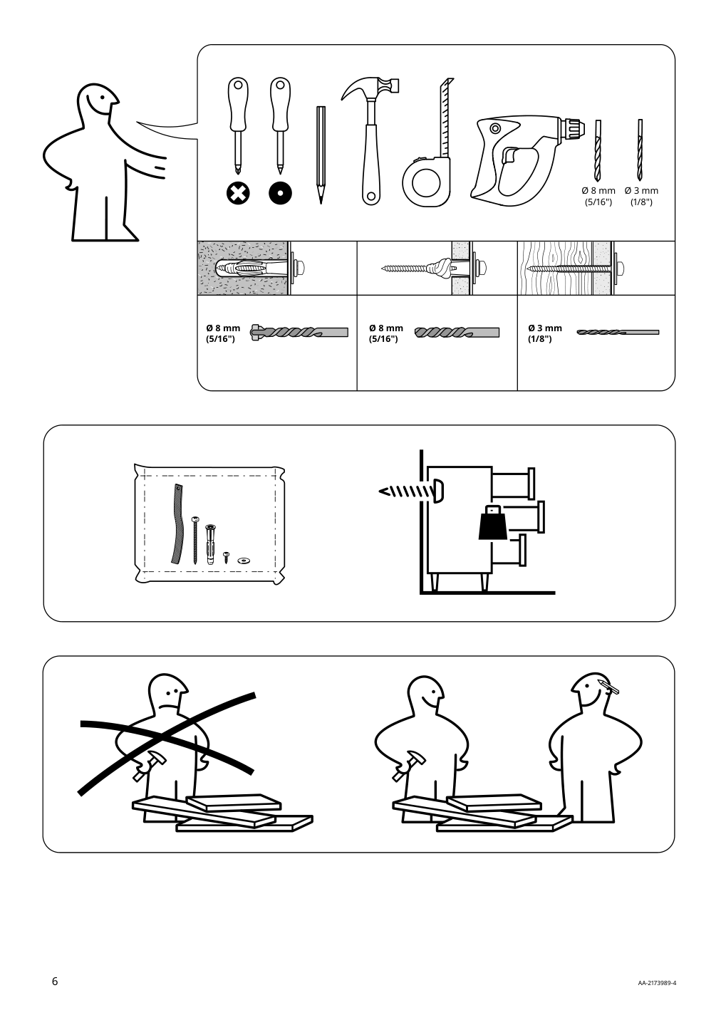 Assembly instructions for IKEA Hemnes 2 drawer chest white stain | Page 6 - IKEA HEMNES 2-drawer chest 802.426.27