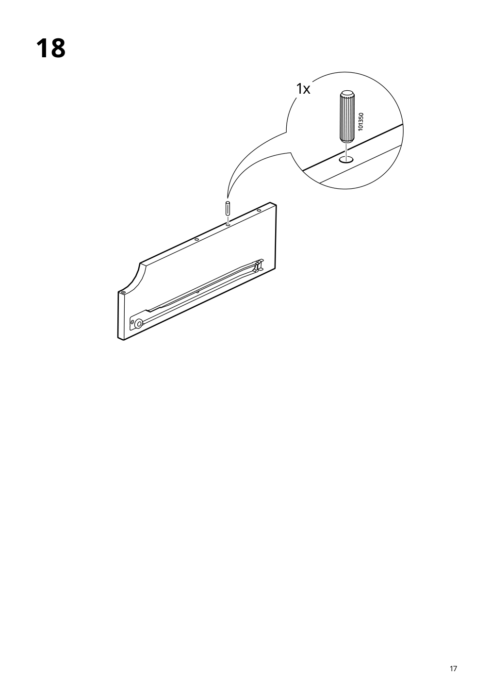 Assembly instructions for IKEA Hemnes 6 drawer chest dark gray | Page 17 - IKEA HEMNES 6-drawer chest 805.761.97