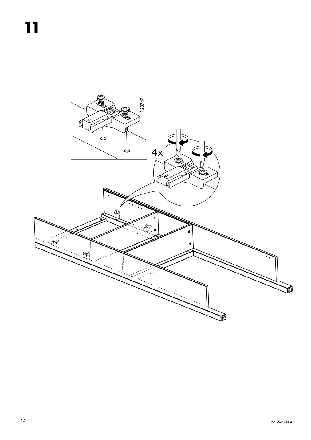 Assembly instructions for IKEA Hemnes bathroom shelf unit white | Page 14 - IKEA HEMNES bathroom shelf unit 904.004.47