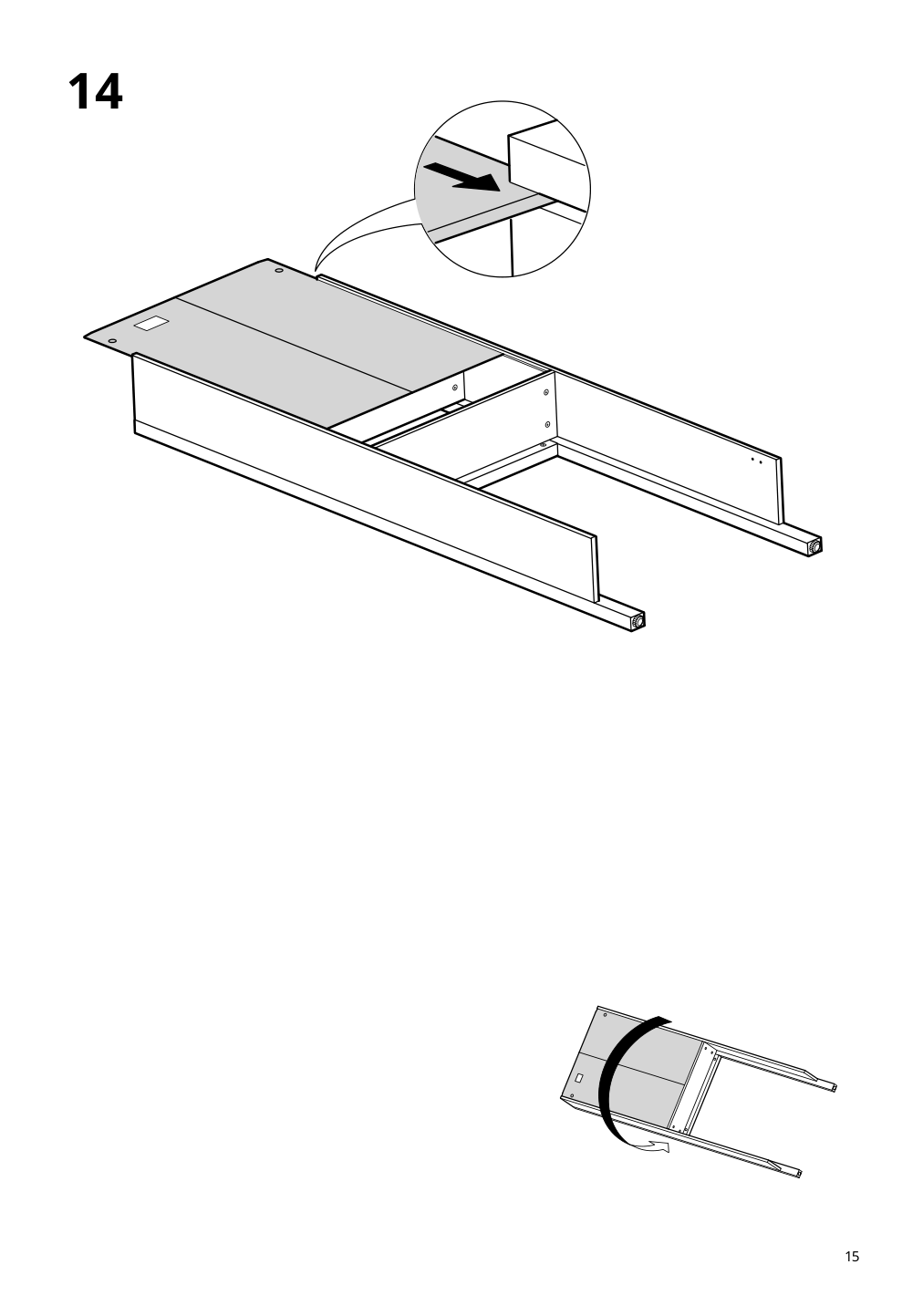 Assembly instructions for IKEA Hemnes bathroom shelf unit white | Page 15 - IKEA HEMNES bathroom shelf unit 904.004.47