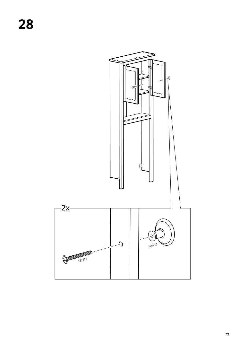 Assembly instructions for IKEA Hemnes bathroom shelf unit white | Page 27 - IKEA HEMNES bathroom shelf unit 904.004.47