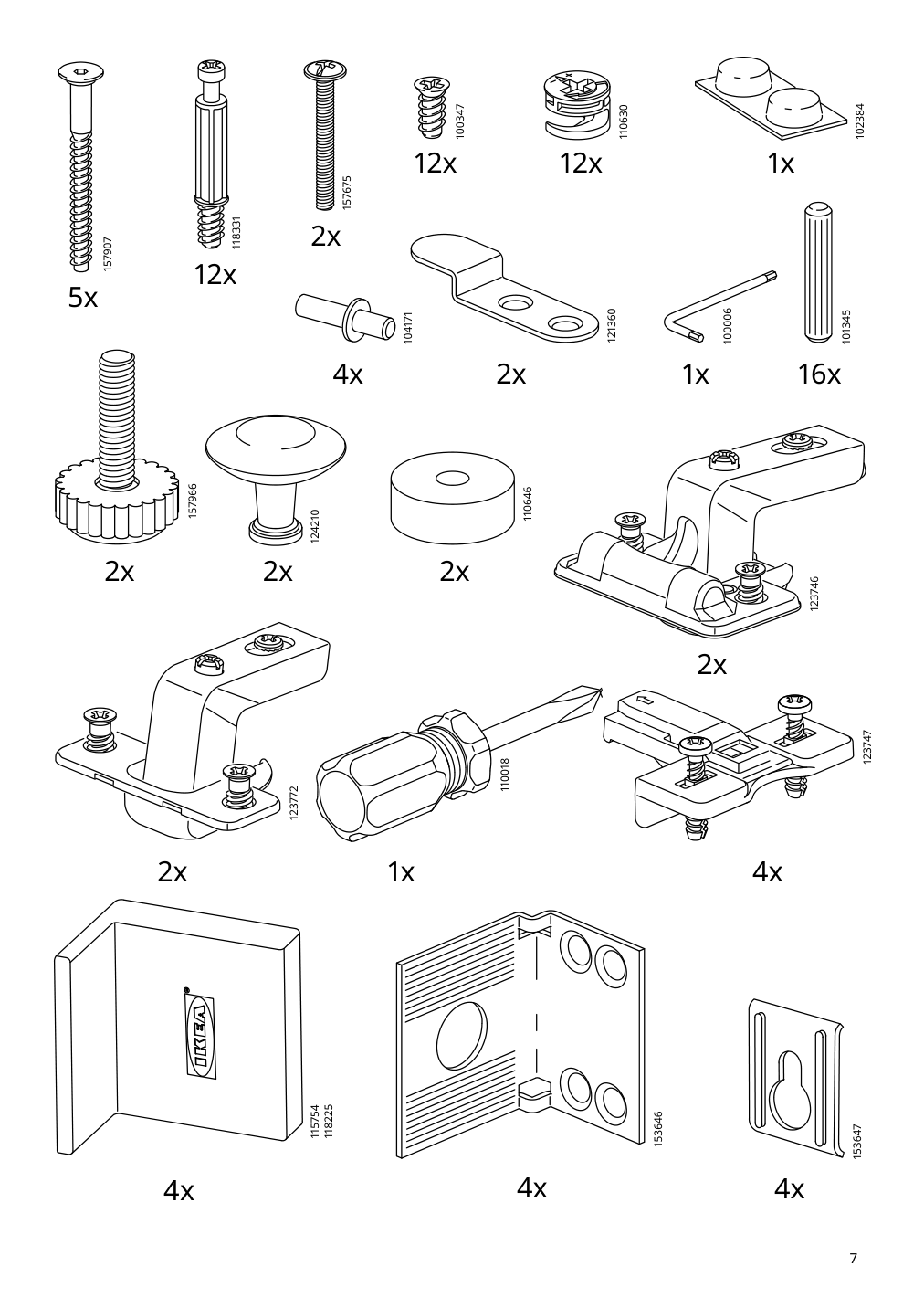 Assembly instructions for IKEA Hemnes bathroom shelf unit white | Page 7 - IKEA HEMNES bathroom shelf unit 904.004.47