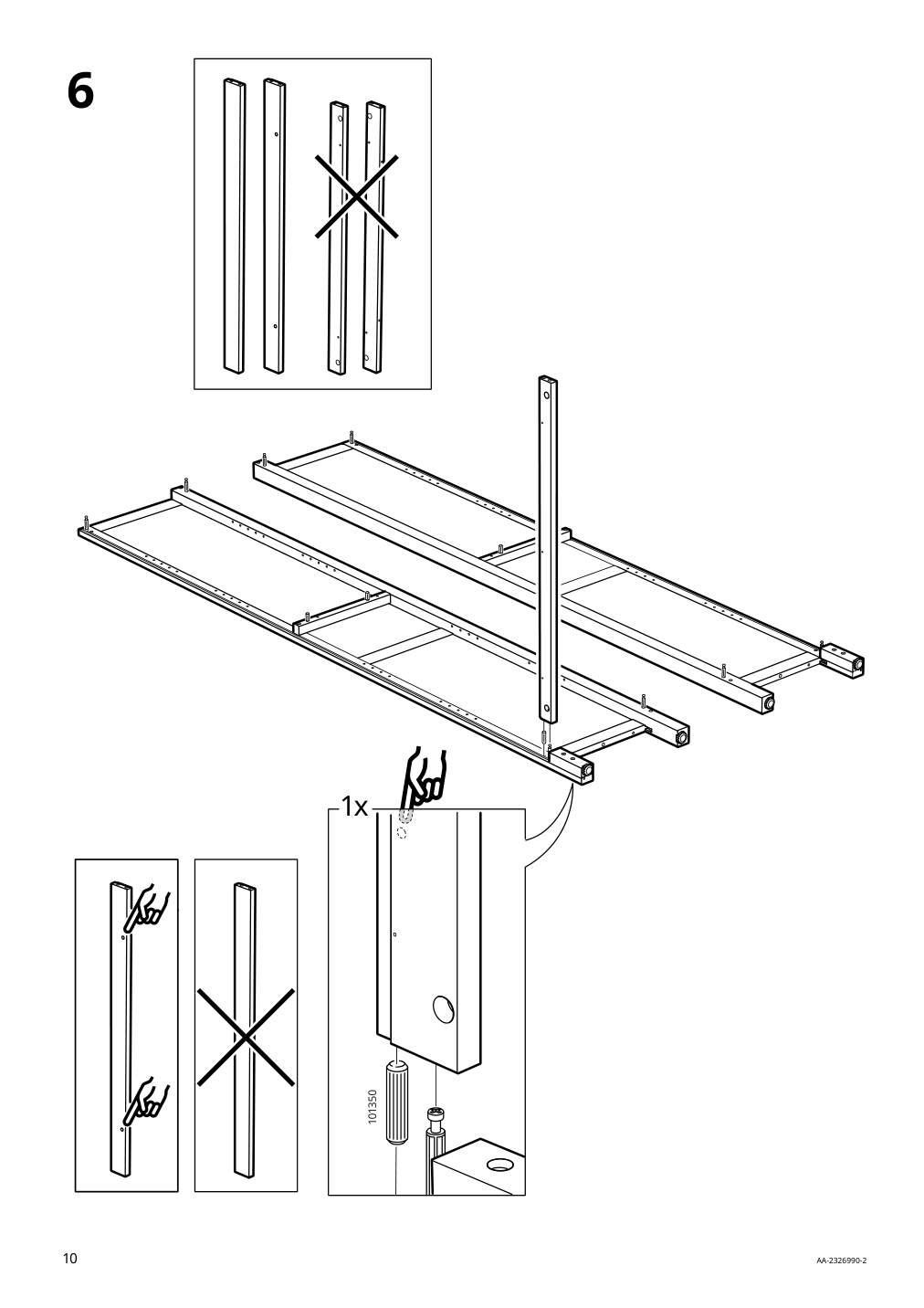 Assembly instructions for IKEA Hemnes bookcase black brown light brown | Page 10 - IKEA HEMNES TV storage combination 093.365.69