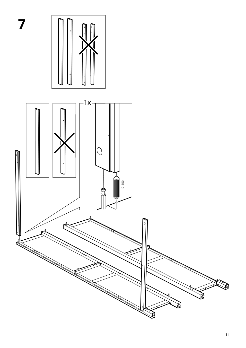 Assembly instructions for IKEA Hemnes bookcase black brown light brown | Page 11 - IKEA HEMNES TV storage combination 093.365.69