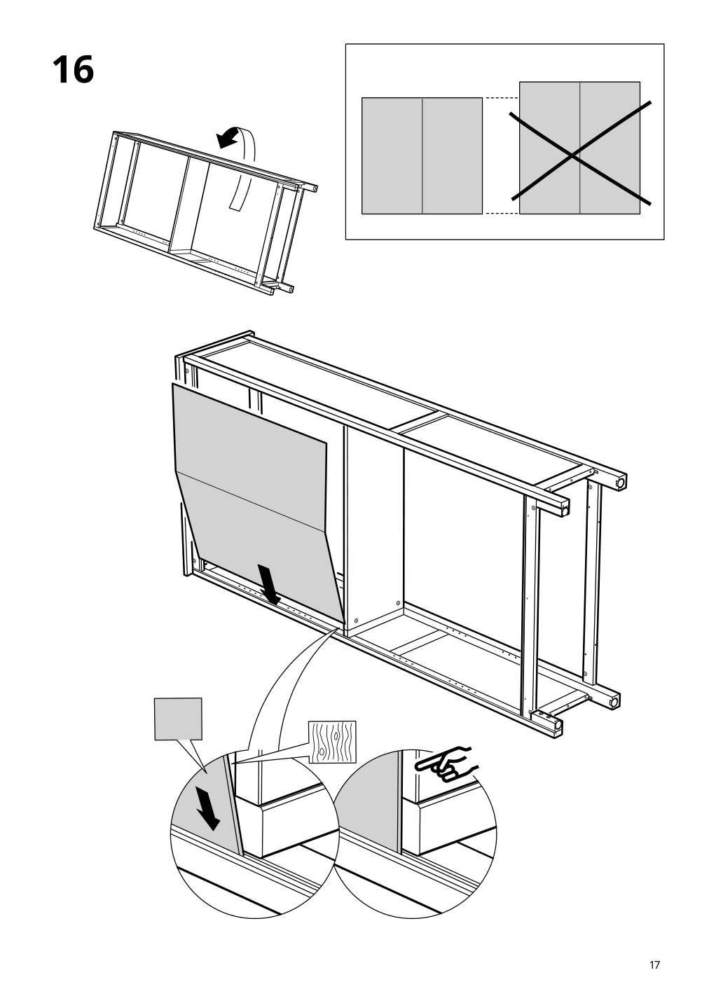 Assembly instructions for IKEA Hemnes bookcase black brown light brown | Page 17 - IKEA HEMNES TV storage combination 093.365.69