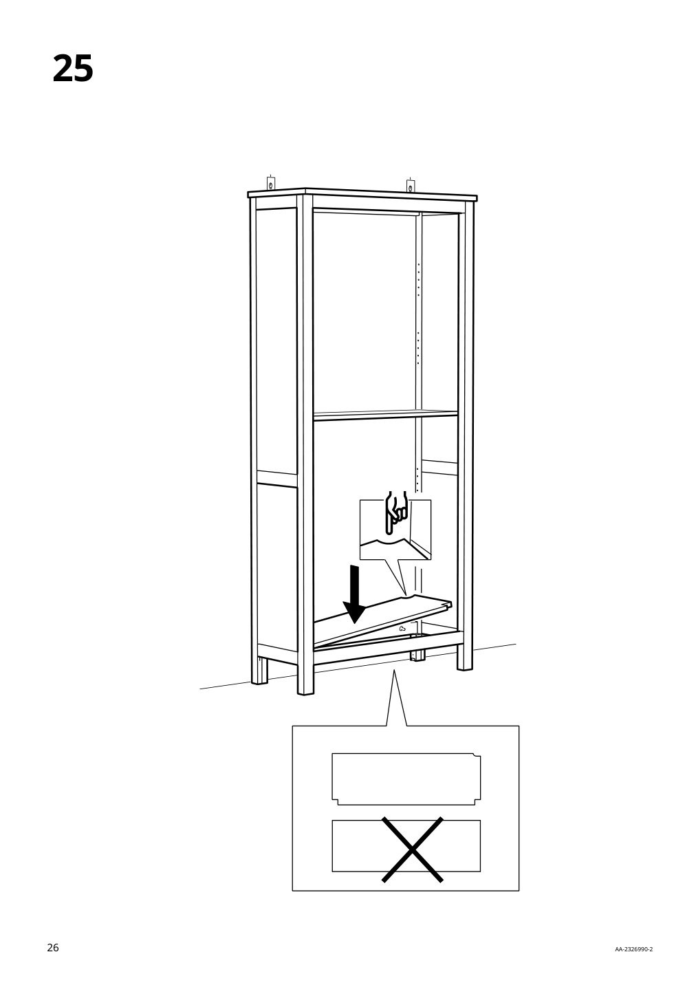 Assembly instructions for IKEA Hemnes bookcase black brown light brown | Page 26 - IKEA HEMNES TV storage combination 093.365.69