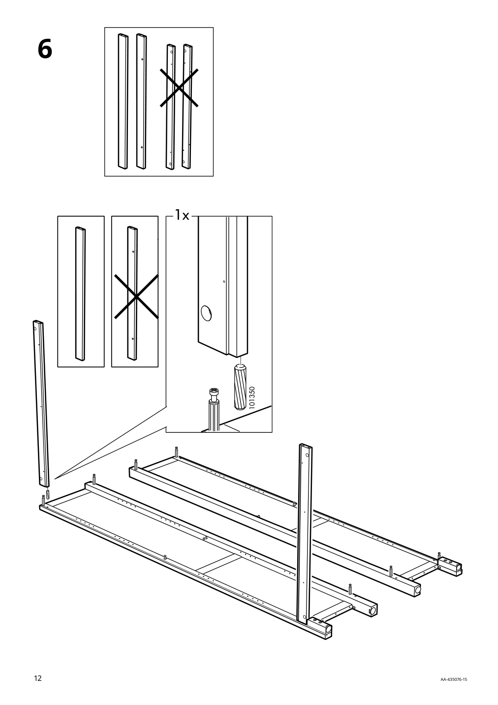 Assembly instructions for IKEA Hemnes bookcase black brown light brown | Page 12 - IKEA HEMNES TV storage combination 093.365.69