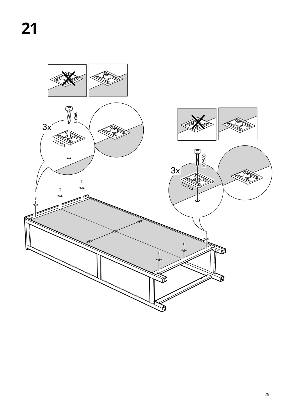 Assembly instructions for IKEA Hemnes bookcase black brown light brown | Page 25 - IKEA HEMNES TV storage combination 093.365.69