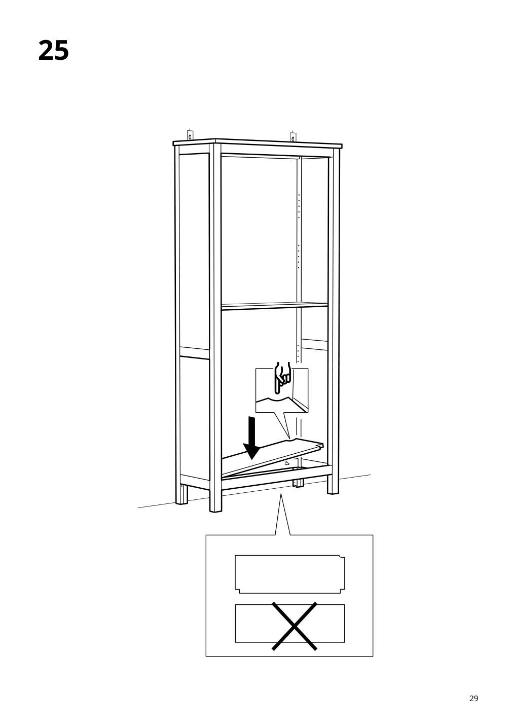 Assembly instructions for IKEA Hemnes bookcase black brown light brown | Page 29 - IKEA HEMNES TV storage combination 093.365.69