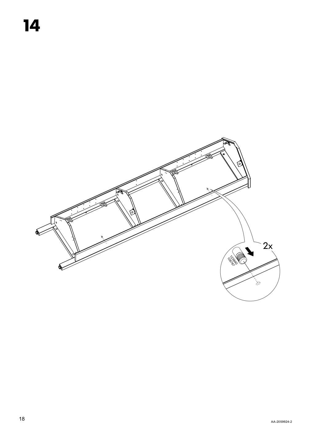 Assembly instructions for IKEA Hemnes corner cabinet white | Page 18 - IKEA HEMNES corner cabinet 604.184.01