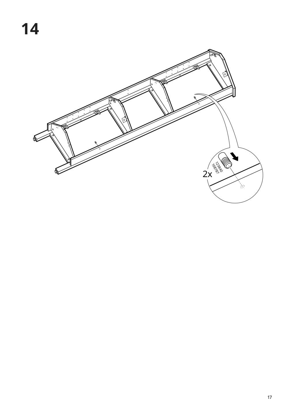 Assembly instructions for IKEA Hemnes corner cabinet white | Page 17 - IKEA HEMNES corner cabinet 604.184.01