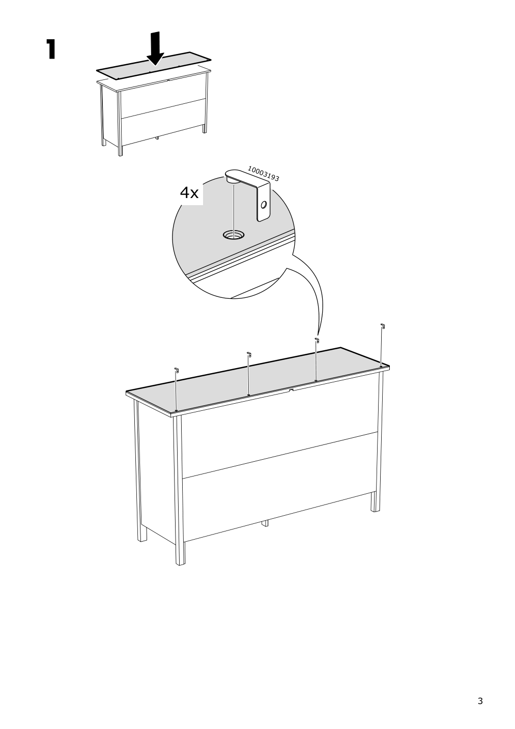 Assembly instructions for IKEA Hemnes glass top transparent | Page 3 - IKEA HEMNES glass top 504.300.12