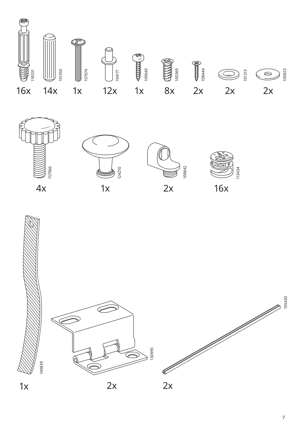 Assembly instructions for IKEA Hemnes high cabinet with glass door gray | Page 7 - IKEA HEMNES high cabinet with glass door 704.294.23