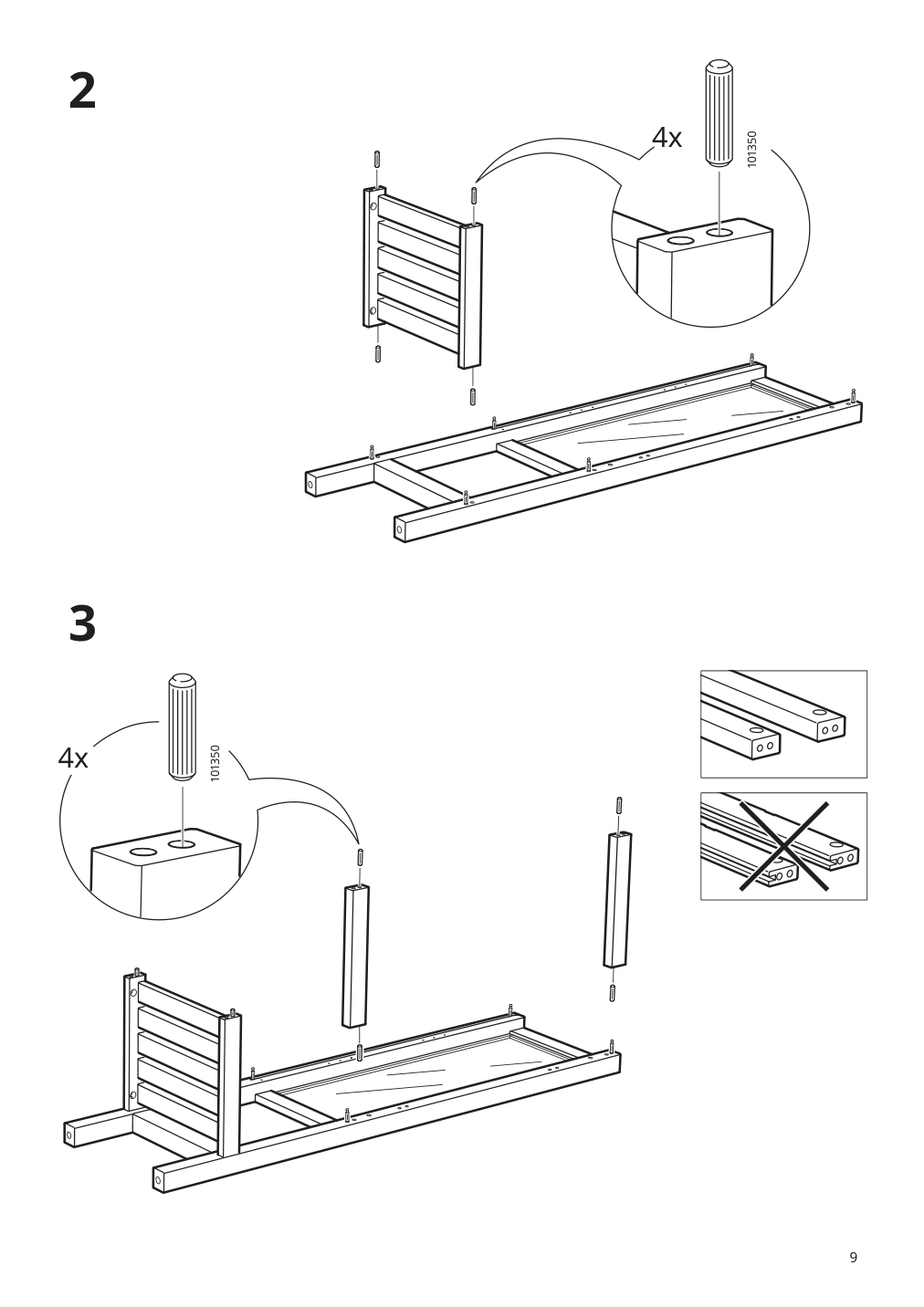 Assembly instructions for IKEA Hemnes high cabinet with glass door gray | Page 9 - IKEA HEMNES high cabinet with glass door 704.294.23