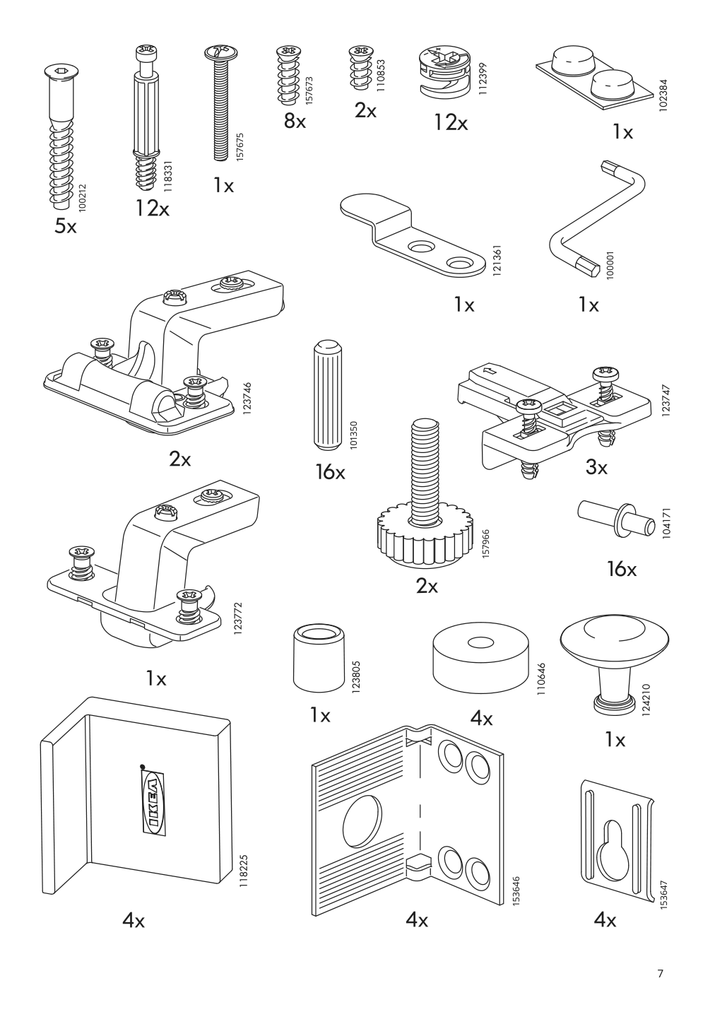 Assembly instructions for IKEA Hemnes high cabinet with mirror door gray | Page 7 - IKEA HEMNES / RÄTTVIKEN bathroom furniture, set of 5 393.898.44