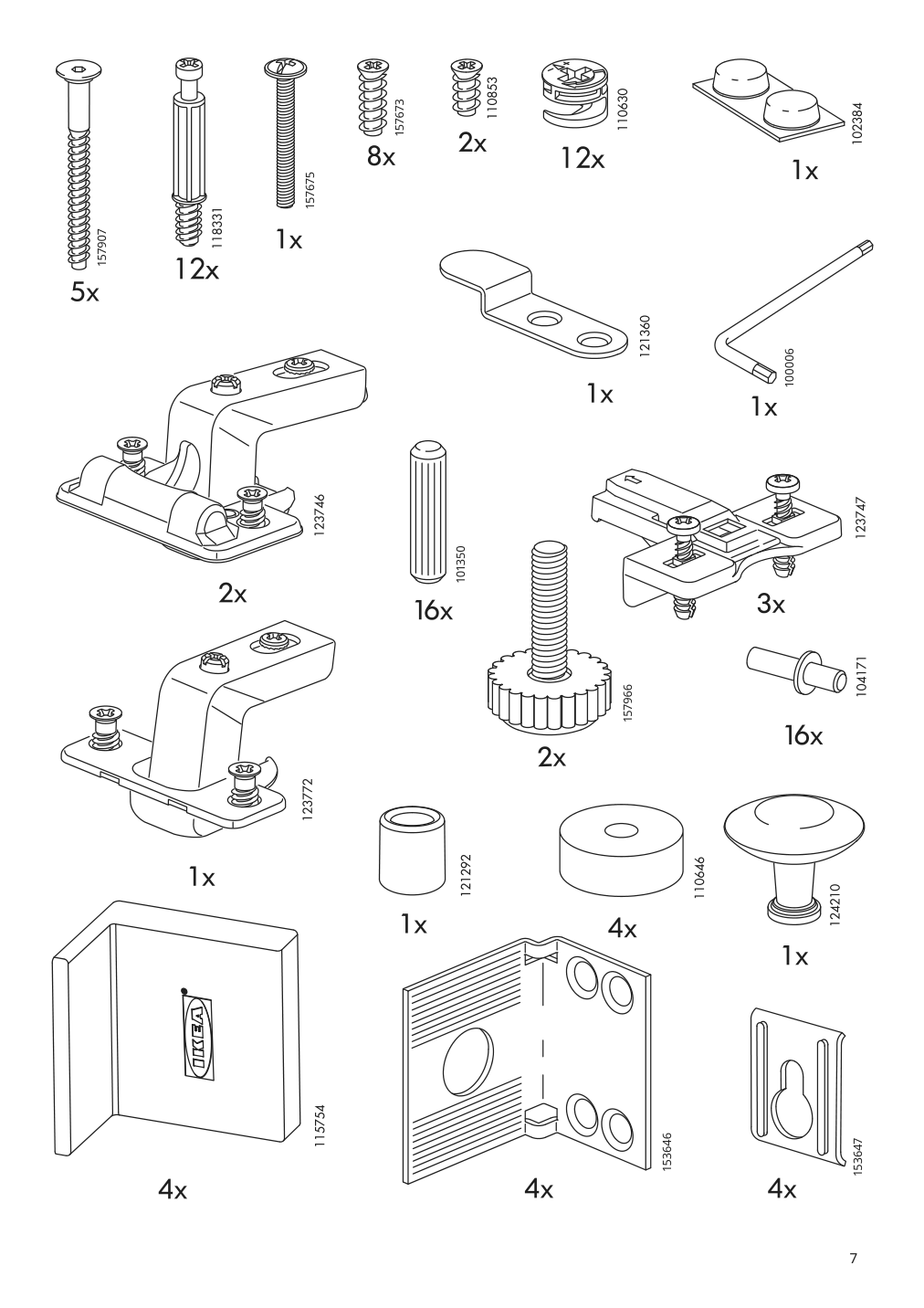 Assembly instructions for IKEA Hemnes high cabinet with mirror door gray | Page 7 - IKEA HEMNES / RÄTTVIKEN bathroom furniture, set of 5 393.898.44