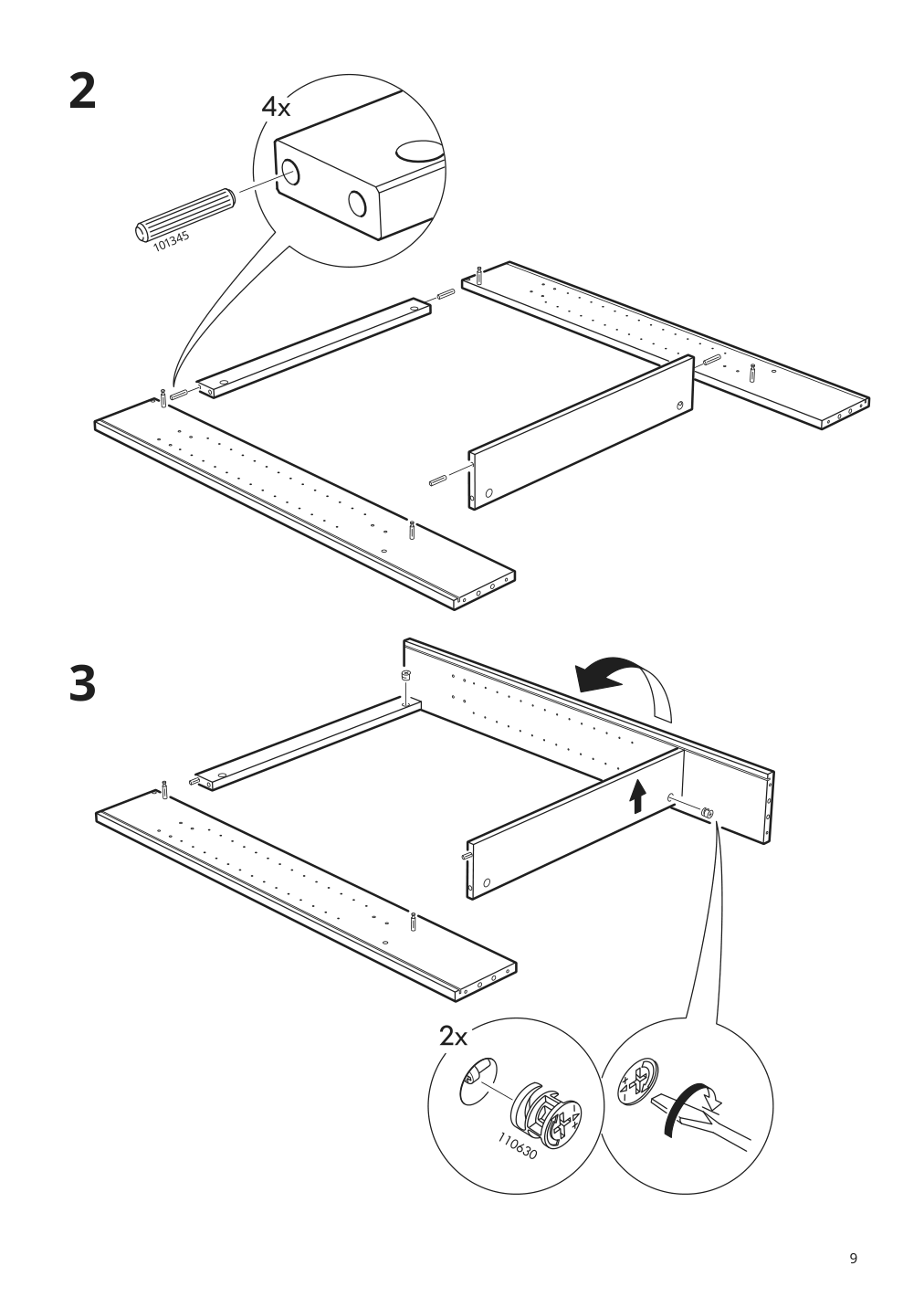 Assembly instructions for IKEA Hemnes mirror cabinet with 1 door white | Page 9 - IKEA HEMNES / ODENSVIK bathroom furniture, set of 4 994.146.85