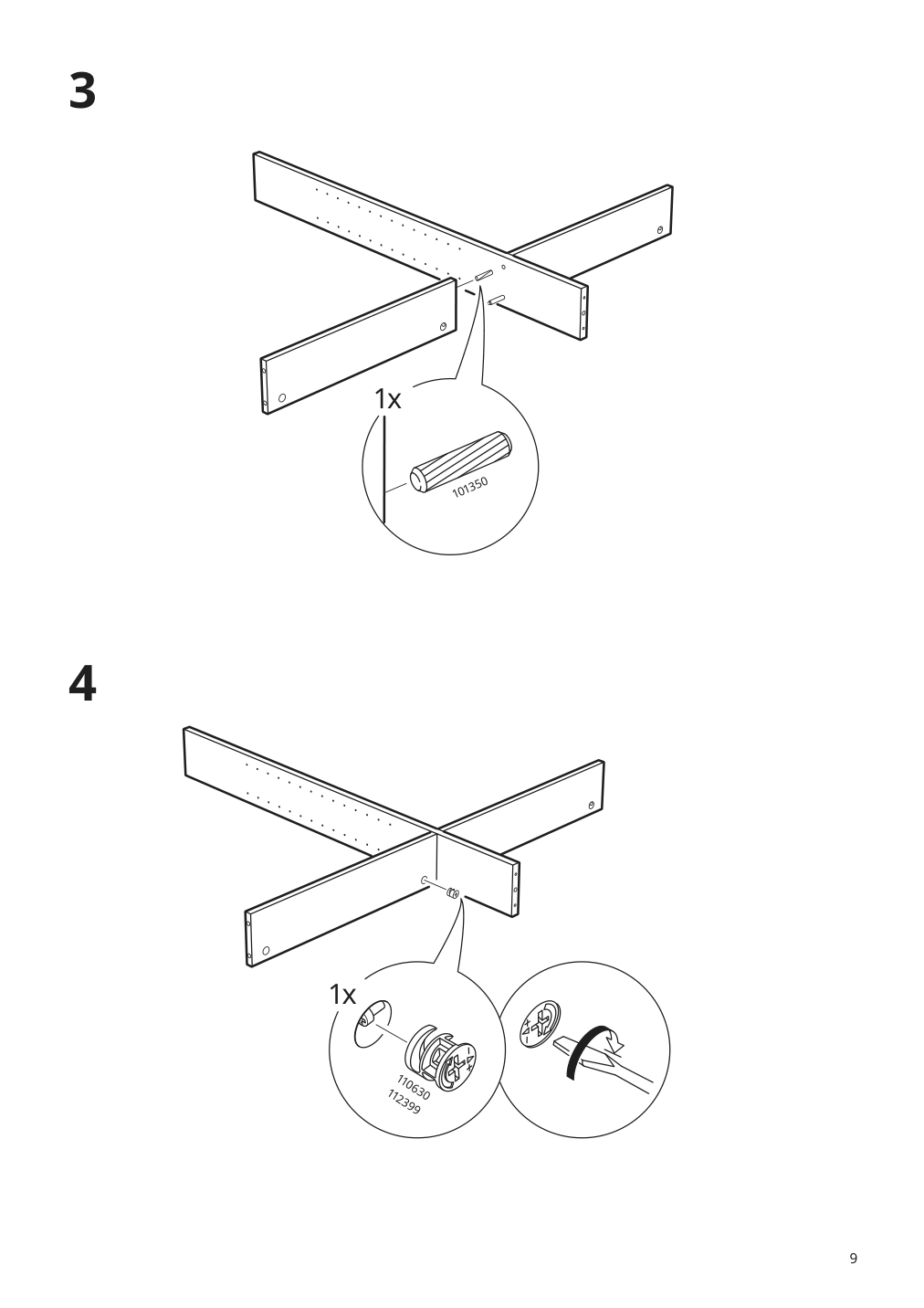 Assembly instructions for IKEA Hemnes mirror cabinet with 2 doors gray | Page 9 - IKEA HEMNES / RÄTTVIKEN bathroom furniture, set of 5 093.898.45