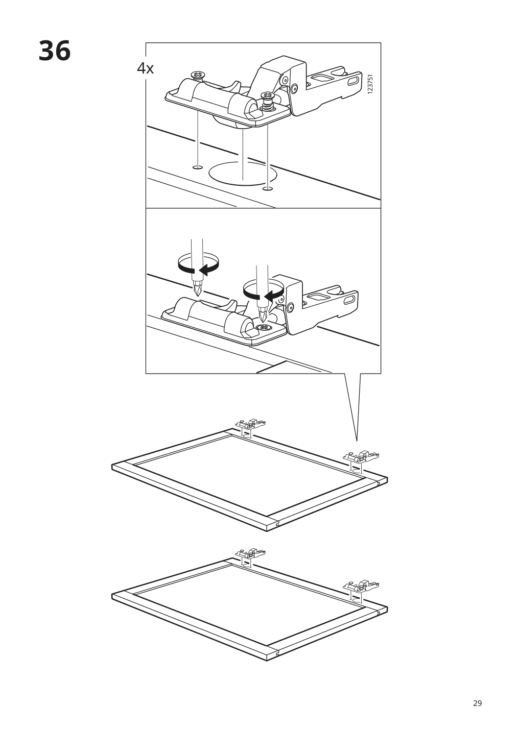 Assembly instructions for IKEA Hemnes mirror cabinet with 2 doors white | Page 29 - IKEA HEMNES mirror cabinet with 2 doors 002.987.41