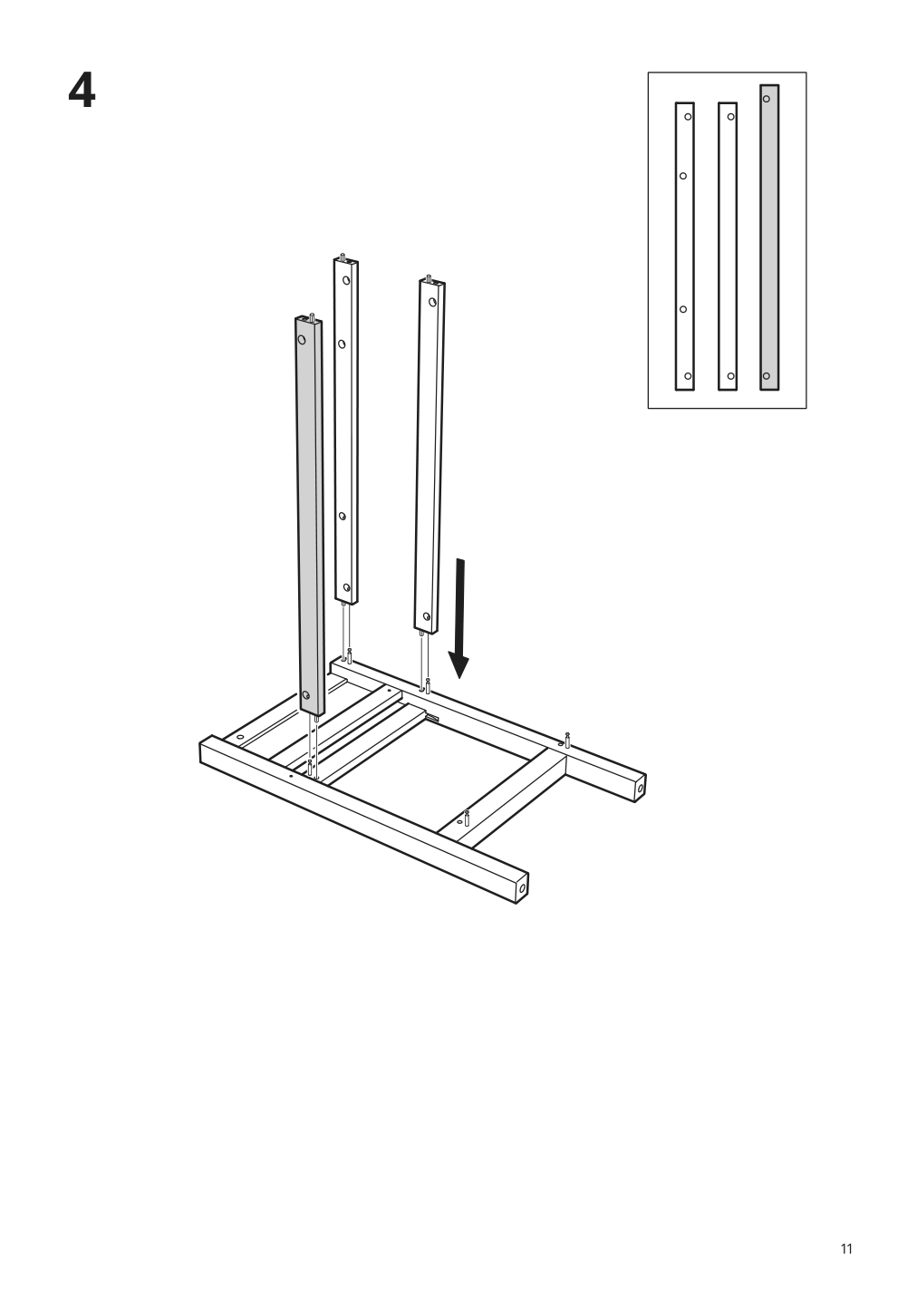 Assembly instructions for IKEA Hemnes open sink cabinet with 1 drawer white | Page 11 - IKEA HEMNES / TÖRNVIKEN bathroom furniture, set of 4 293.361.01