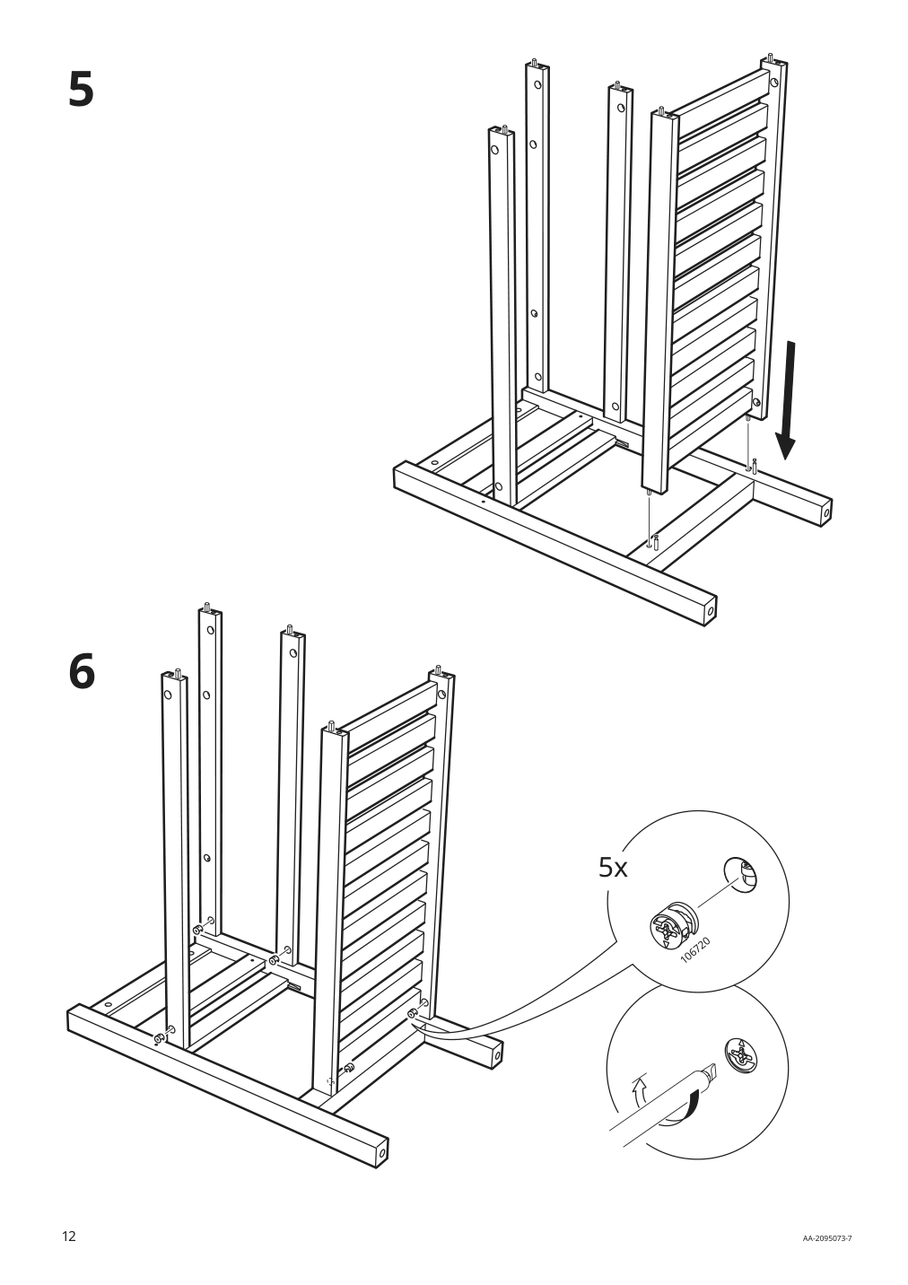 Assembly instructions for IKEA Hemnes open sink cabinet with 1 drawer white | Page 12 - IKEA HEMNES / TÖRNVIKEN bathroom furniture, set of 4 293.361.01