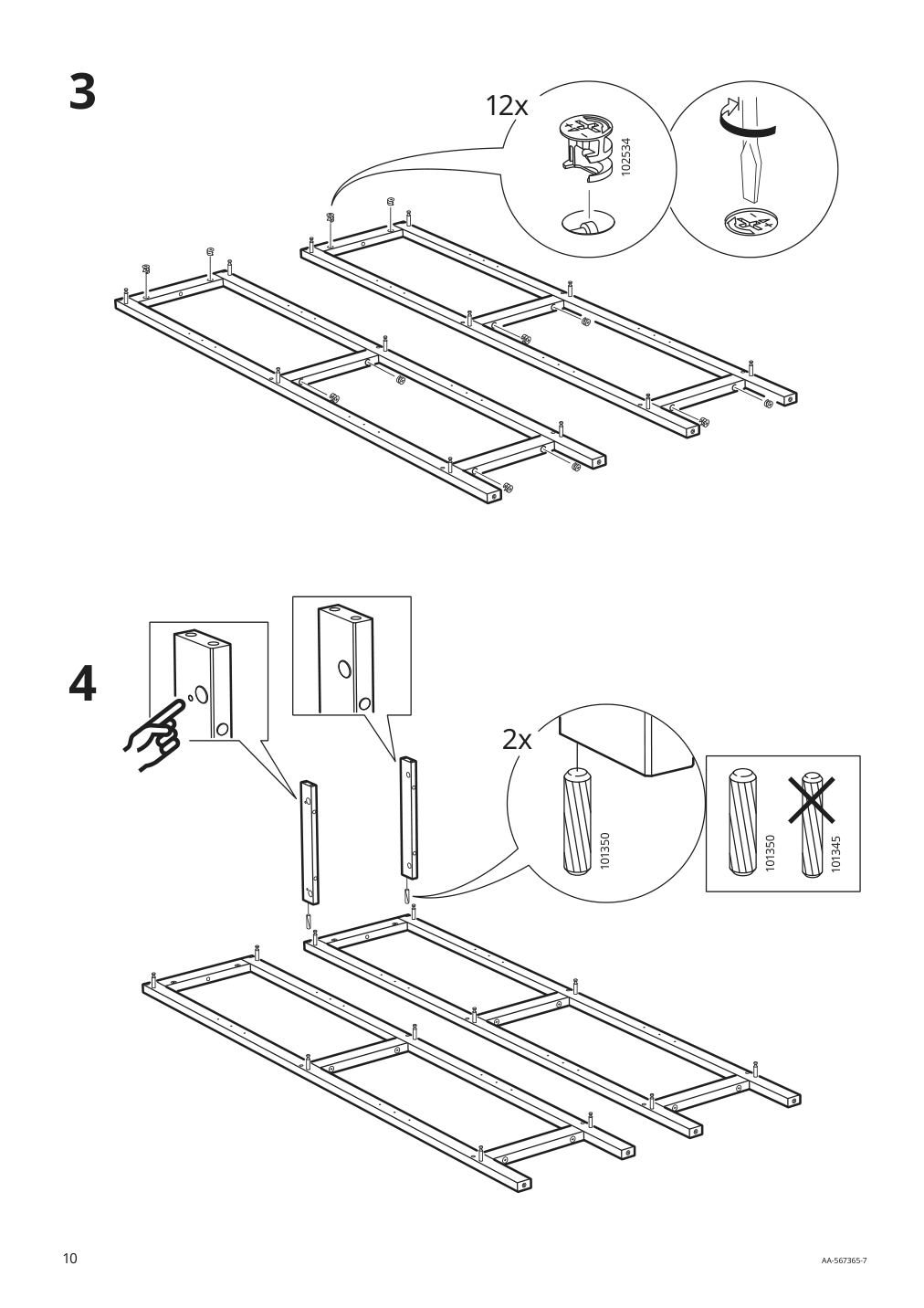 Assembly instructions for IKEA Hemnes shelf unit gray | Page 10 - IKEA HEMNES / RÄTTVIKEN bathroom furniture, set of 5 693.898.47