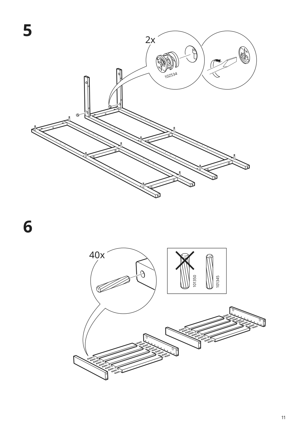 Assembly instructions for IKEA Hemnes shelf unit gray | Page 11 - IKEA HEMNES / RÄTTVIKEN bathroom furniture, set of 5 693.898.47