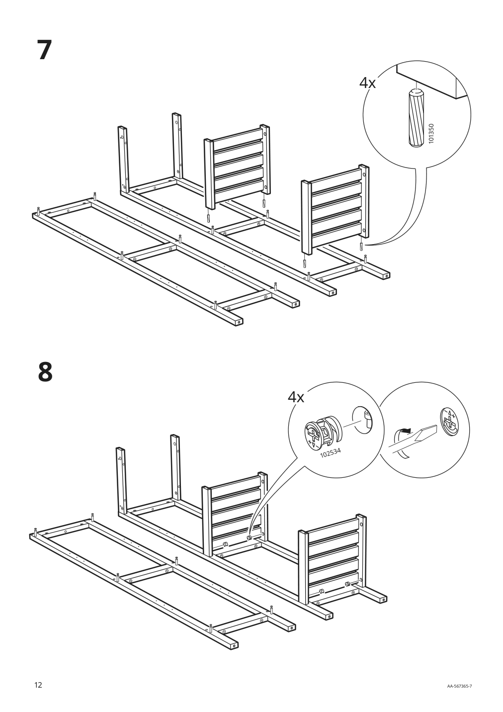 Assembly instructions for IKEA Hemnes shelf unit gray | Page 12 - IKEA HEMNES / RÄTTVIKEN bathroom furniture, set of 5 693.898.47