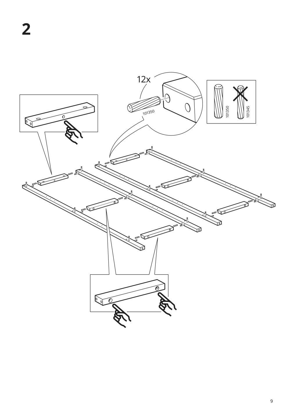 Assembly instructions for IKEA Hemnes shelf unit gray | Page 9 - IKEA HEMNES / RÄTTVIKEN bathroom furniture, set of 5 693.898.47