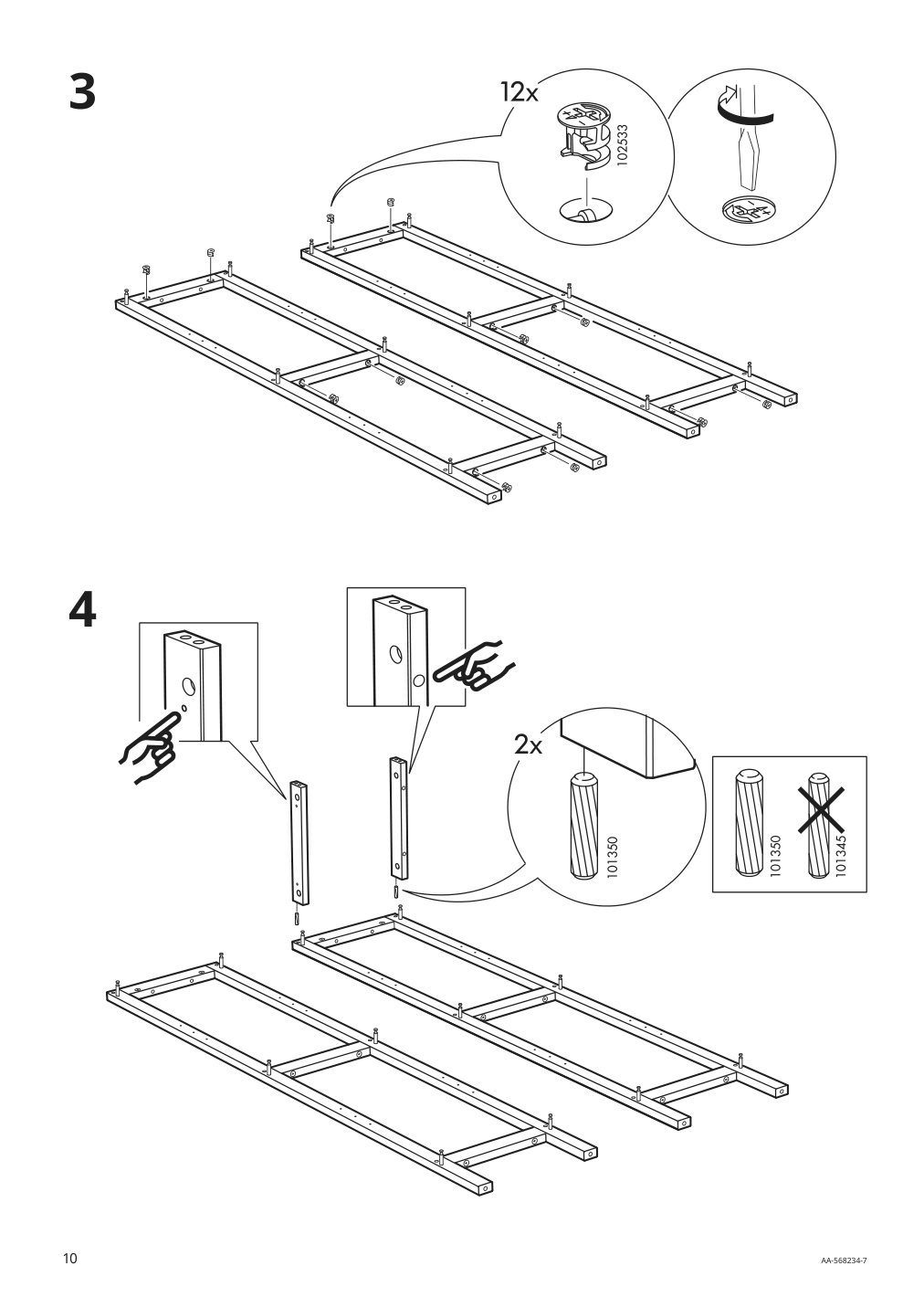 Assembly instructions for IKEA Hemnes shelf unit white | Page 10 - IKEA HEMNES / RÄTTVIKEN bathroom furniture, set of 5 793.881.21