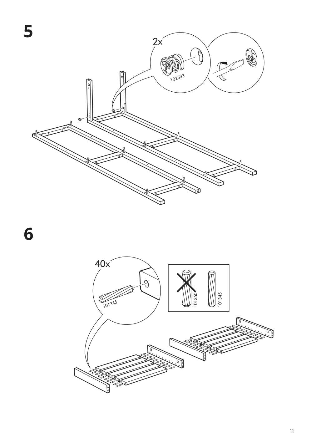 Assembly instructions for IKEA Hemnes shelf unit white | Page 11 - IKEA HEMNES / RÄTTVIKEN bathroom furniture, set of 5 793.881.21