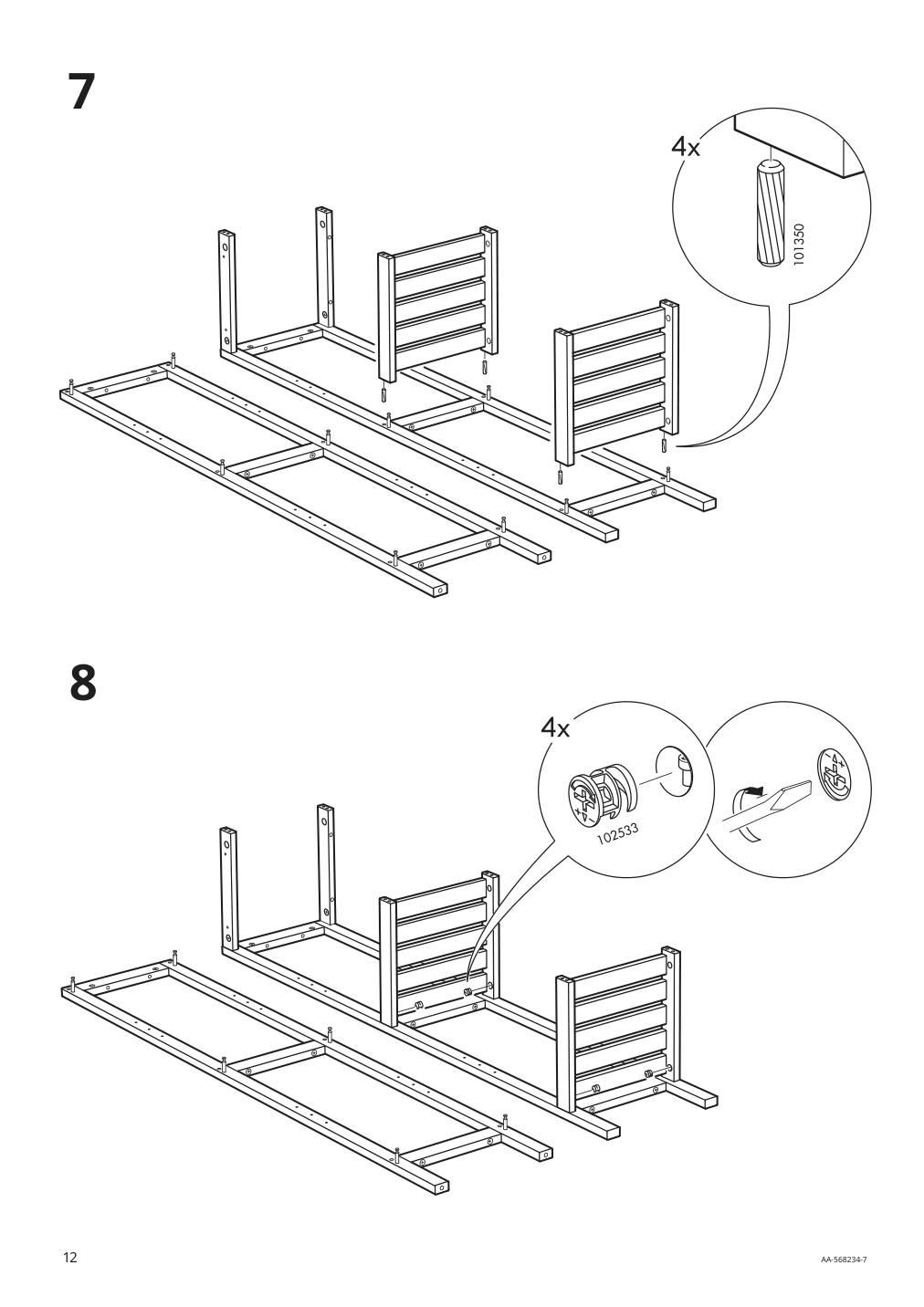 Assembly instructions for IKEA Hemnes shelf unit white | Page 12 - IKEA HEMNES / RÄTTVIKEN bathroom furniture, set of 5 793.881.21