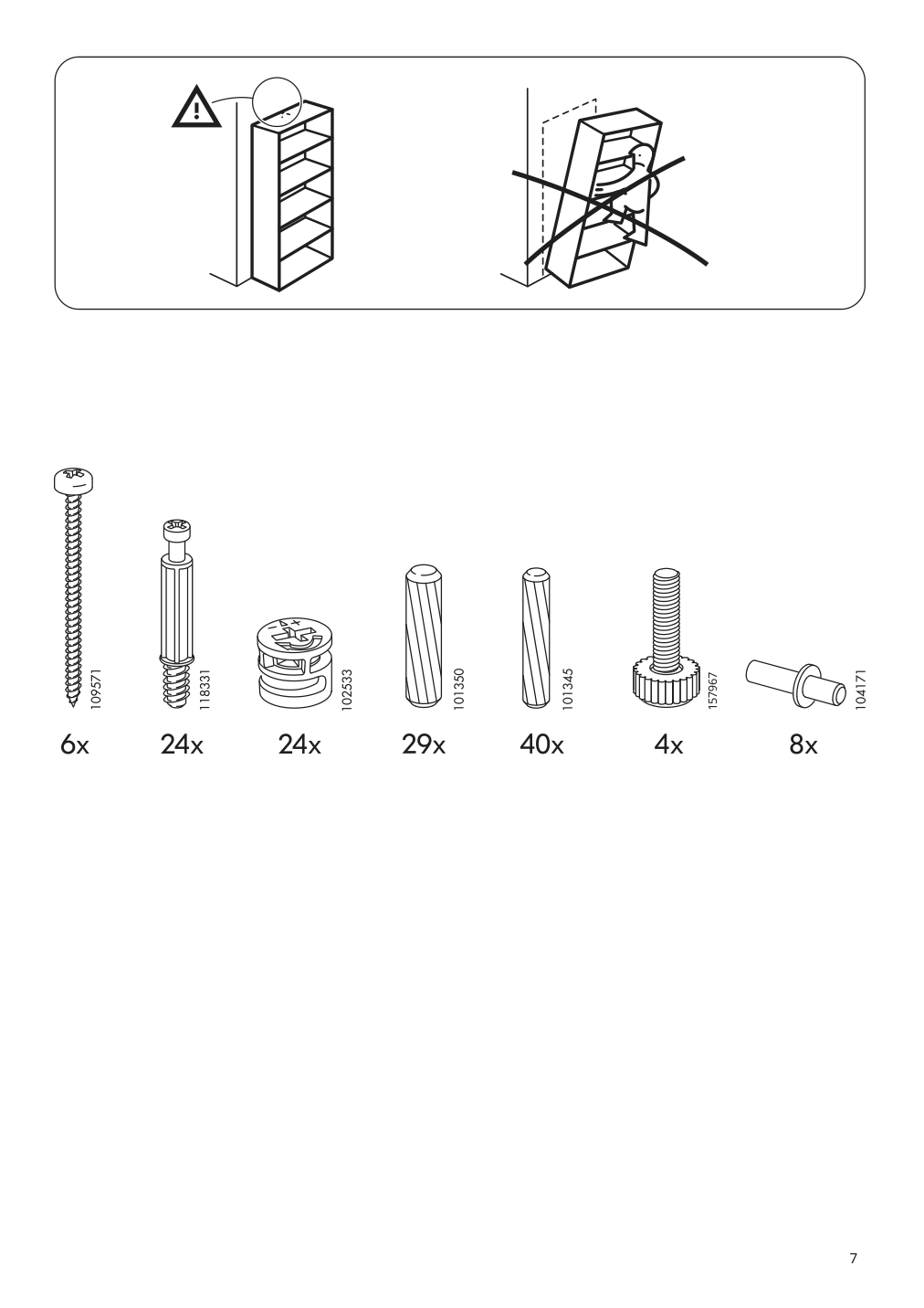 Assembly instructions for IKEA Hemnes shelf unit white | Page 7 - IKEA HEMNES / RÄTTVIKEN bathroom furniture, set of 5 793.881.21