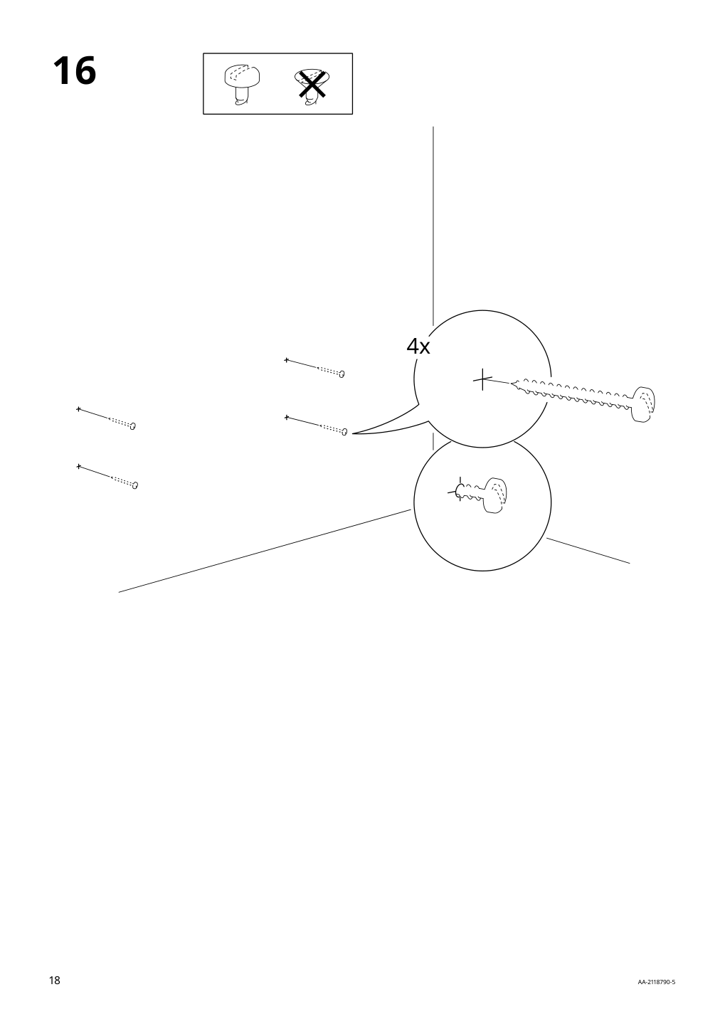 Assembly instructions for IKEA Hemnes sink cabinet with 2 drawers gray | Page 18 - IKEA HEMNES sink cabinet with 2 drawers 603.487.95