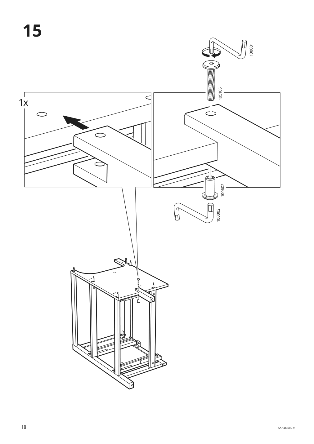 Assembly instructions for IKEA Hemnes sink cabinet with 4 drawers white | Page 18 - IKEA HEMNES sink cabinet with 4 drawers 202.936.67