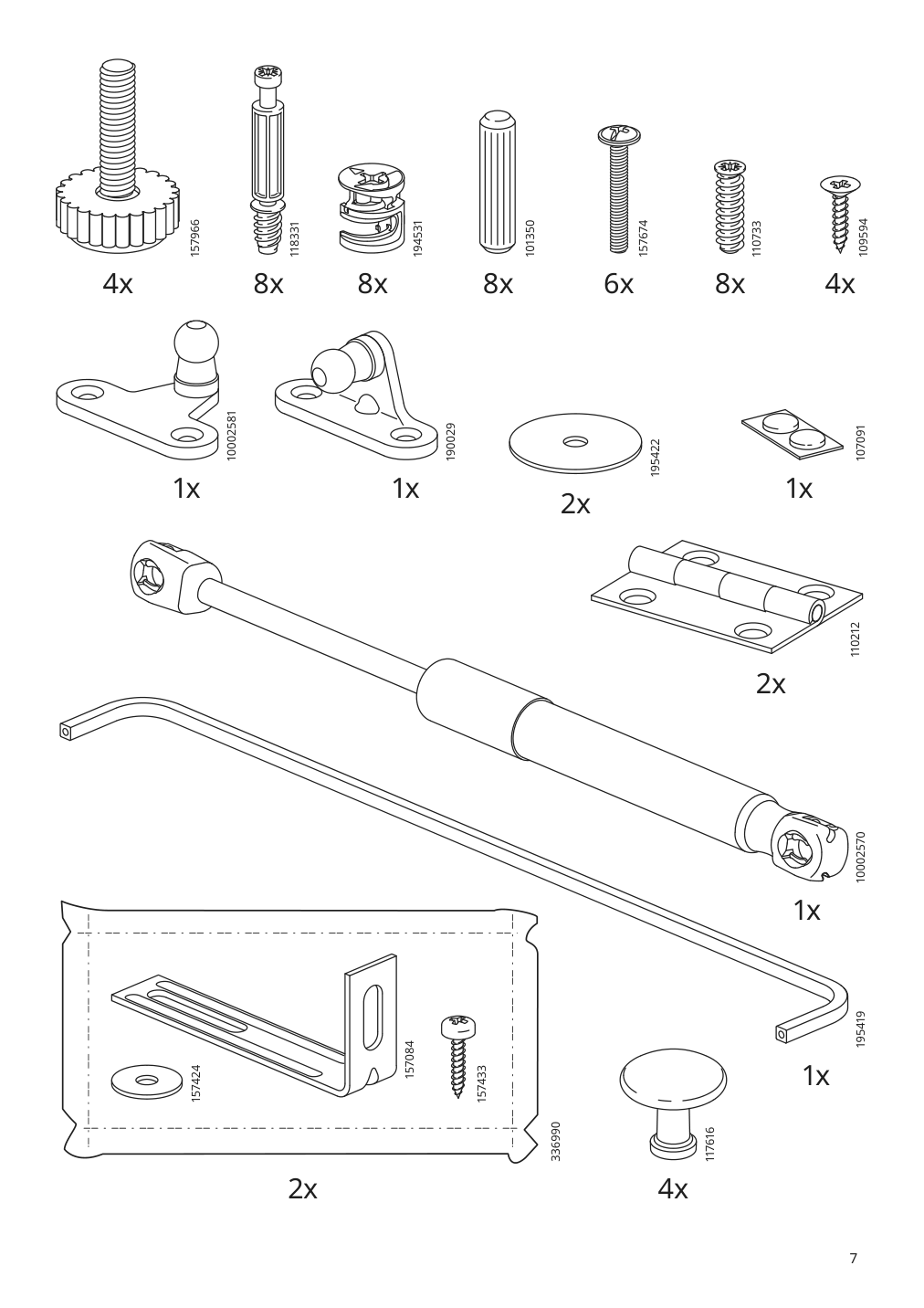 Assembly instructions for IKEA Hemnes storage bench w towel rail 4 hooks gray | Page 7 - IKEA HEMNES storage bench w/towel rail+4 hooks 504.294.24