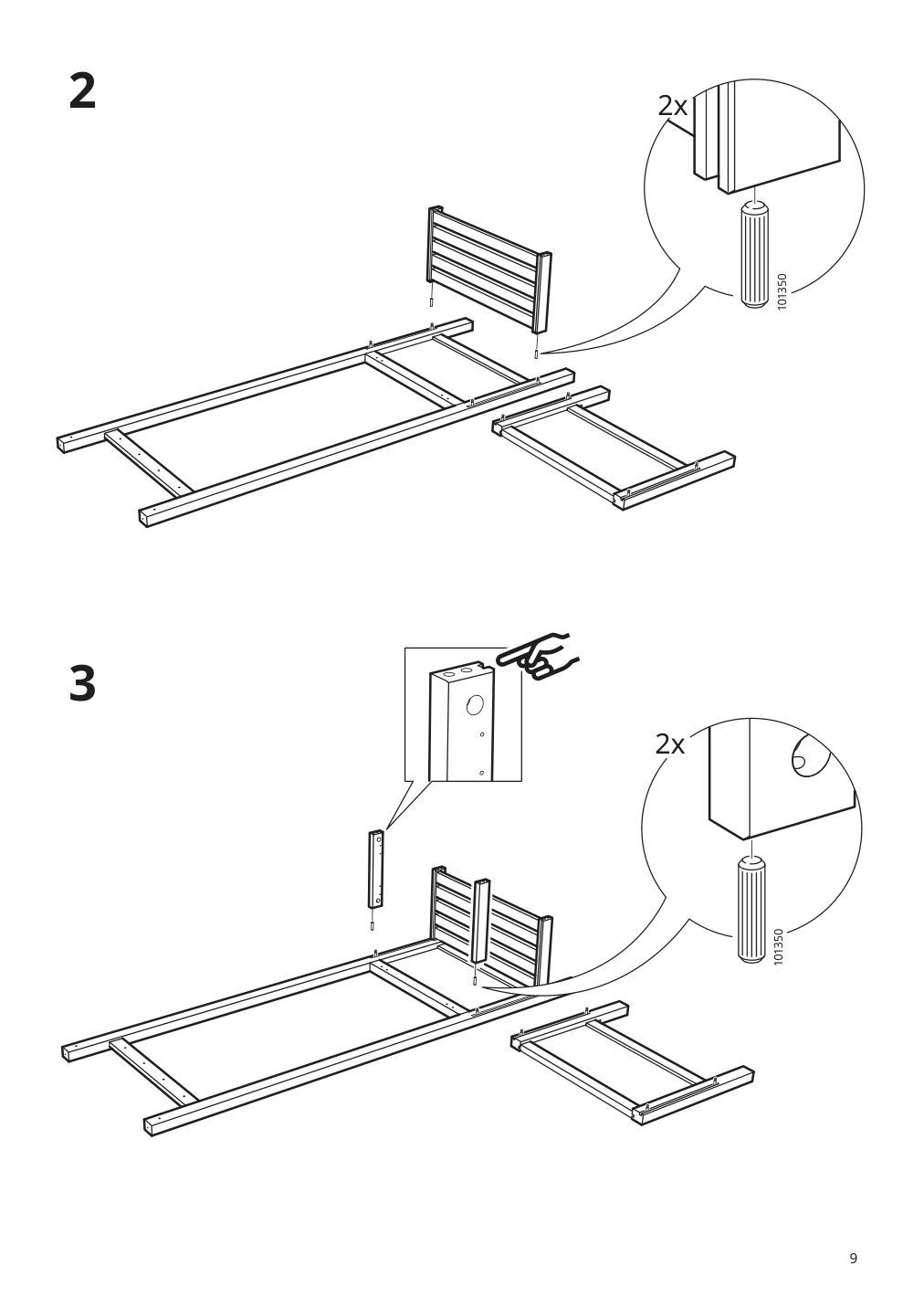 Assembly instructions for IKEA Hemnes storage bench w towel rail 4 hooks gray | Page 9 - IKEA HEMNES storage bench w/towel rail+4 hooks 504.294.24