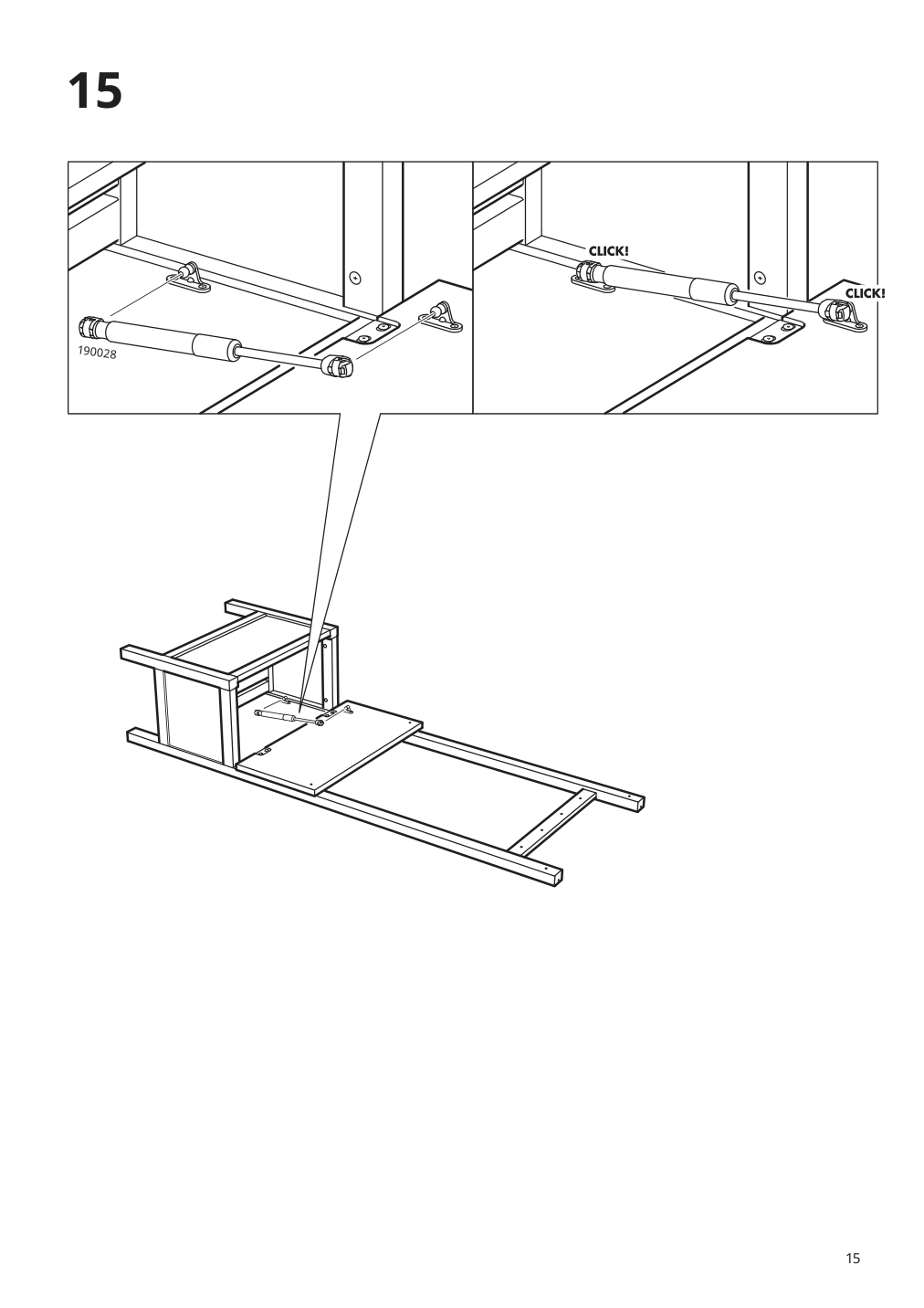 Assembly instructions for IKEA Hemnes storage bench w towel rail 4 hooks white | Page 15 - IKEA HEMNES storage bench w/towel rail+4 hooks 303.966.55