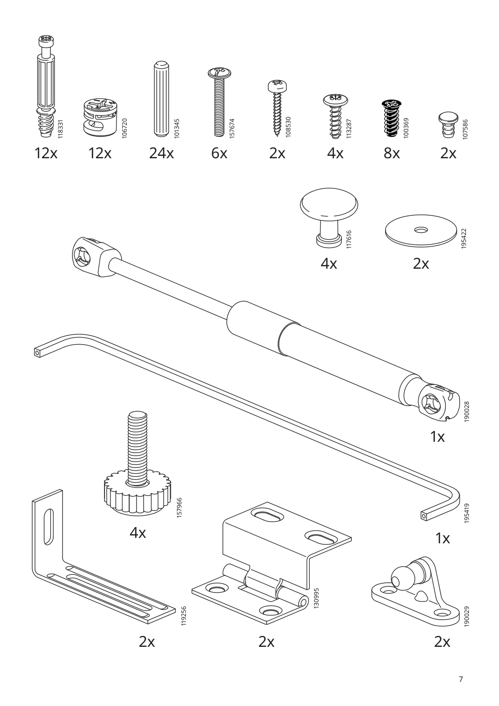 Assembly instructions for IKEA Hemnes storage bench w towel rail 4 hooks white | Page 7 - IKEA HEMNES storage bench w/towel rail+4 hooks 303.966.55