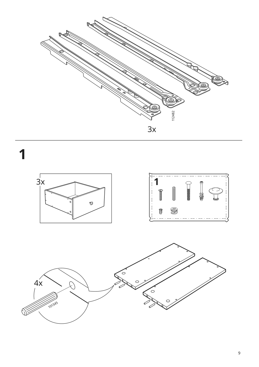 Assembly instructions for IKEA Hemnes tv unit black brown | Page 9 - IKEA HEMNES TV unit 003.392.18