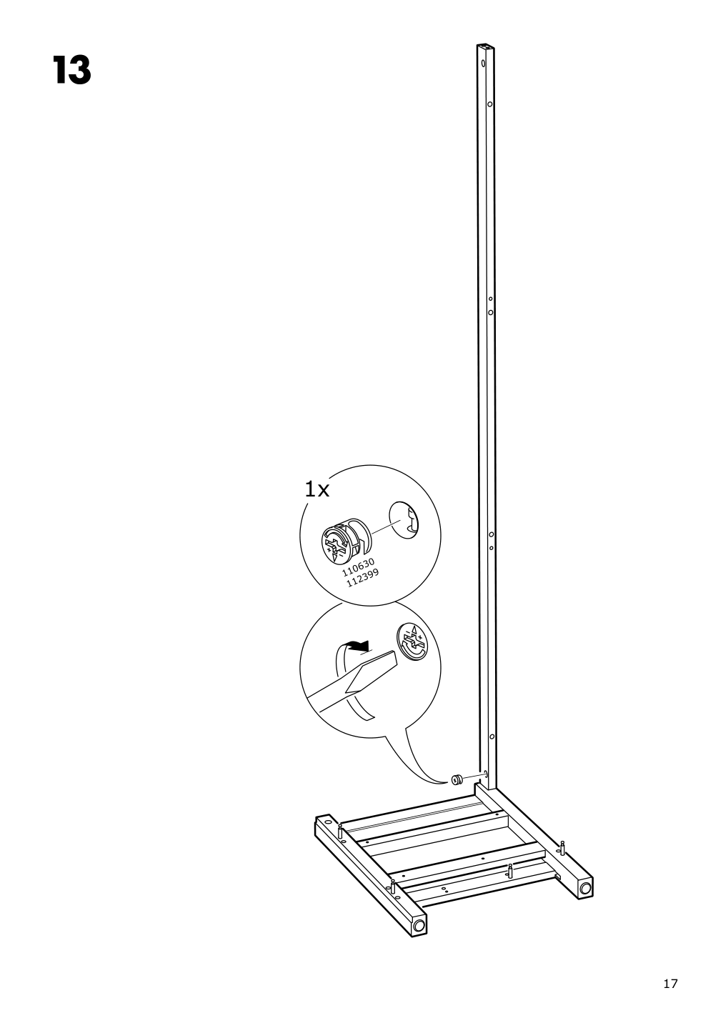 Assembly instructions for IKEA Hemnes tv unit dark gray stained | Page 17 - IKEA HEMNES TV unit 503.817.47