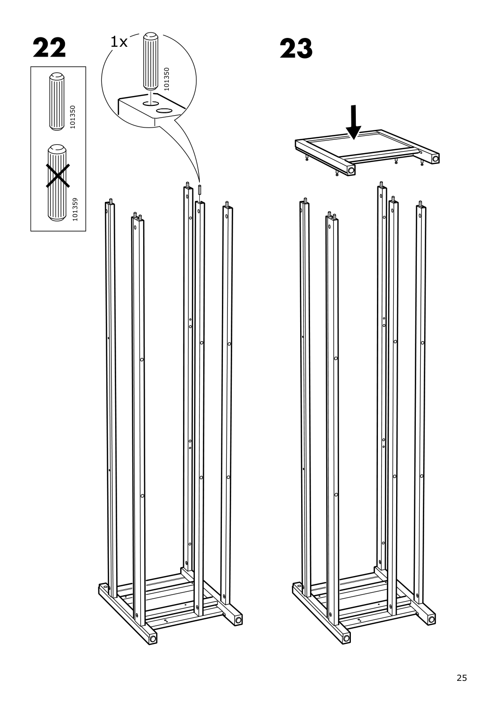 Assembly instructions for IKEA Hemnes tv unit dark gray stained | Page 25 - IKEA HEMNES TV unit 503.817.47