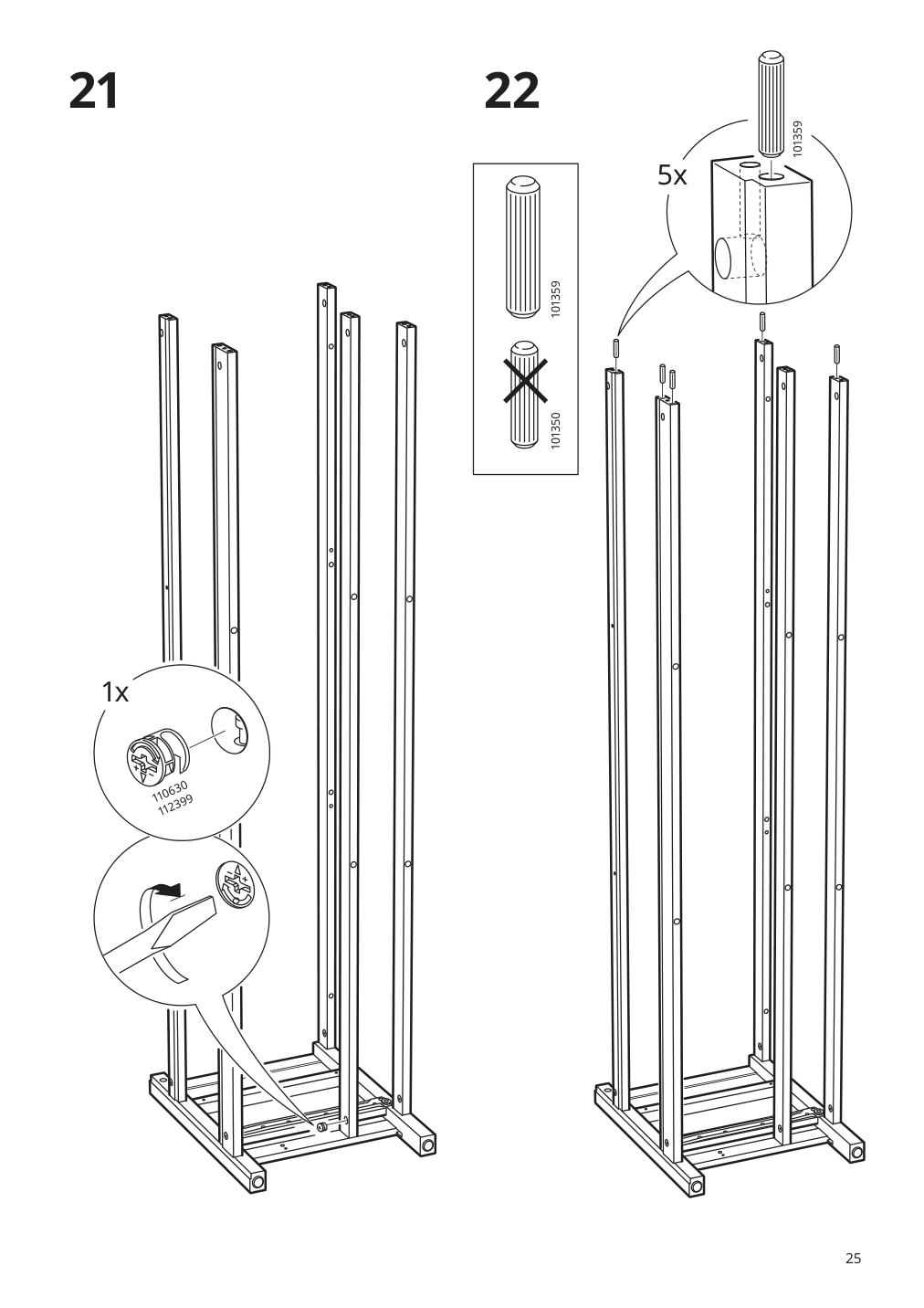 Assembly instructions for IKEA Hemnes tv unit white stain | Page 25 - IKEA HEMNES TV unit 603.392.20