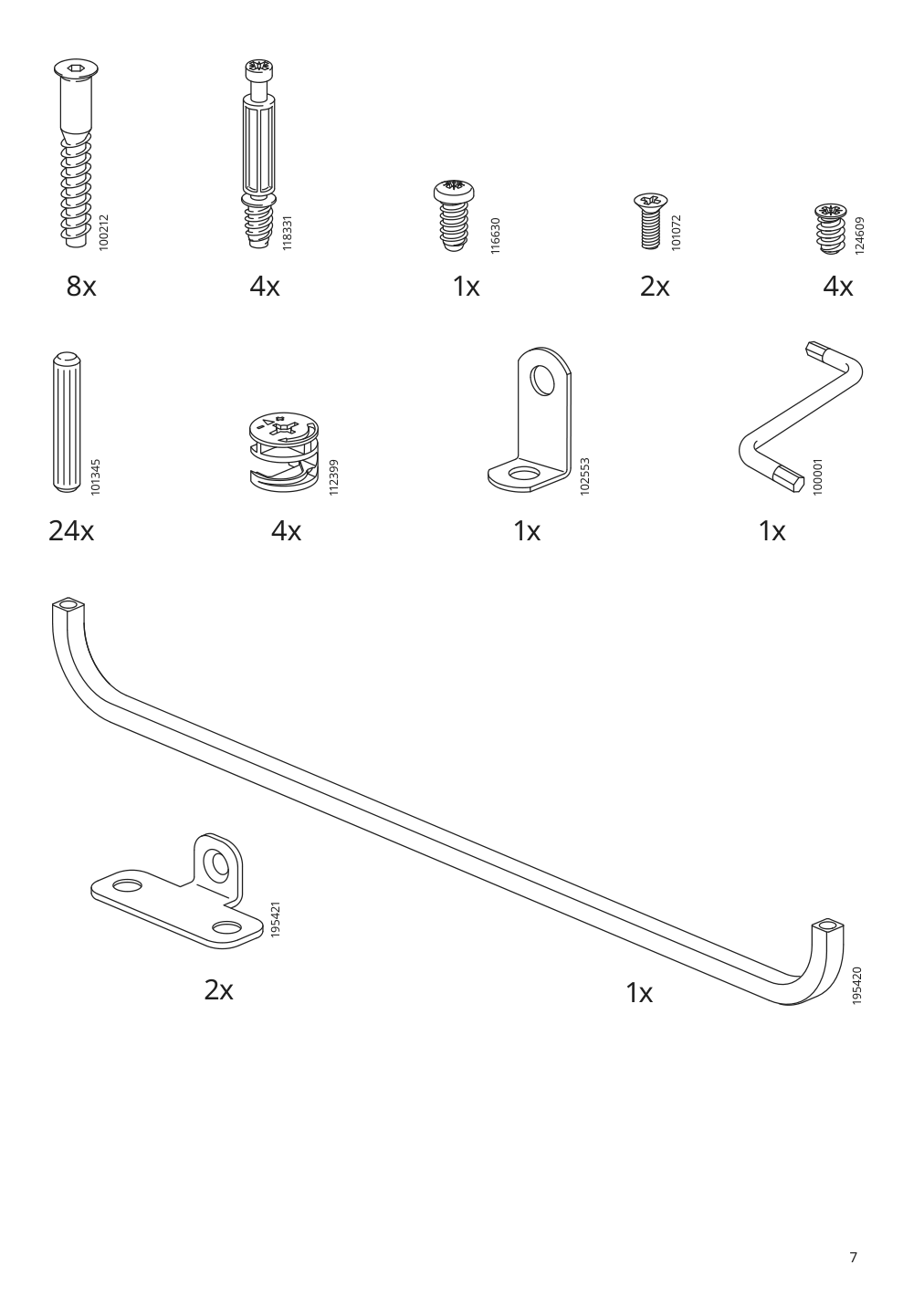 Assembly instructions for IKEA Hemnes wall shelf gray | Page 7 - IKEA HEMNES wall shelf 204.294.25