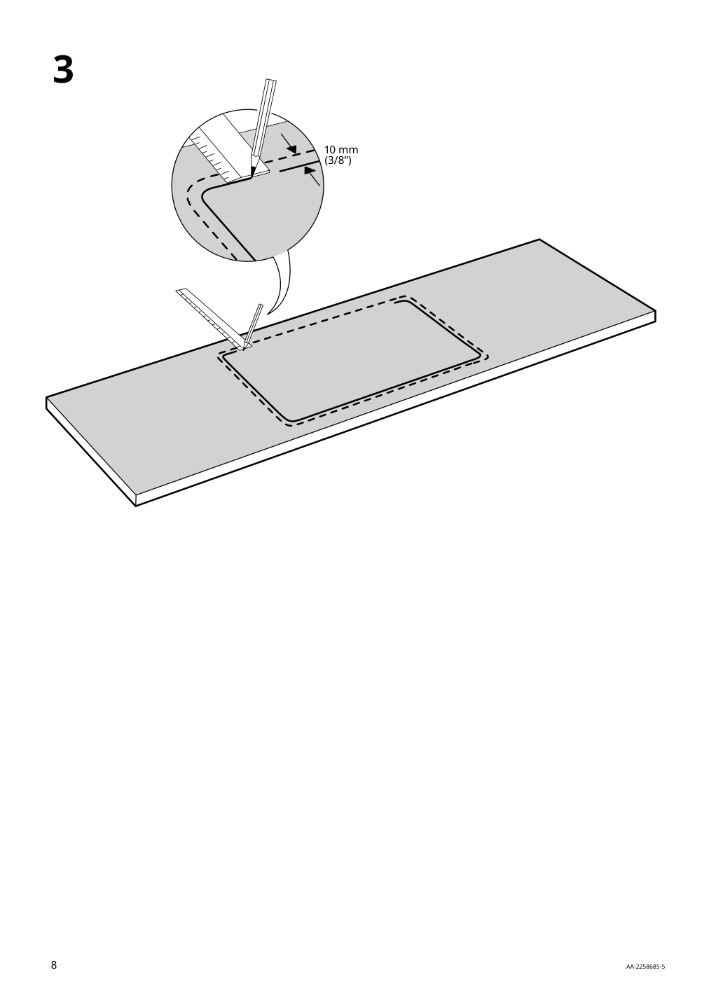 Assembly instructions for IKEA Hillesjoen sink stainless steel | Page 8 - IKEA ENHET corner kitchen 794.410.05