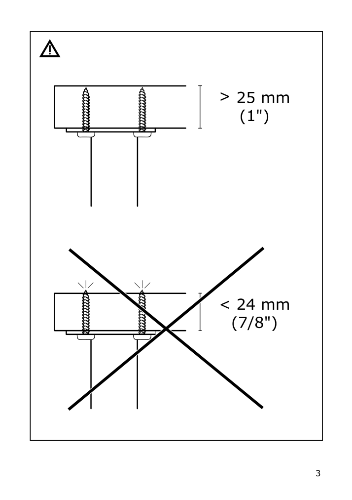 Assembly instructions for IKEA Hilver cone shaped leg bamboo | Page 3 - IKEA ANFALLARE / HILVER desk 294.177.10