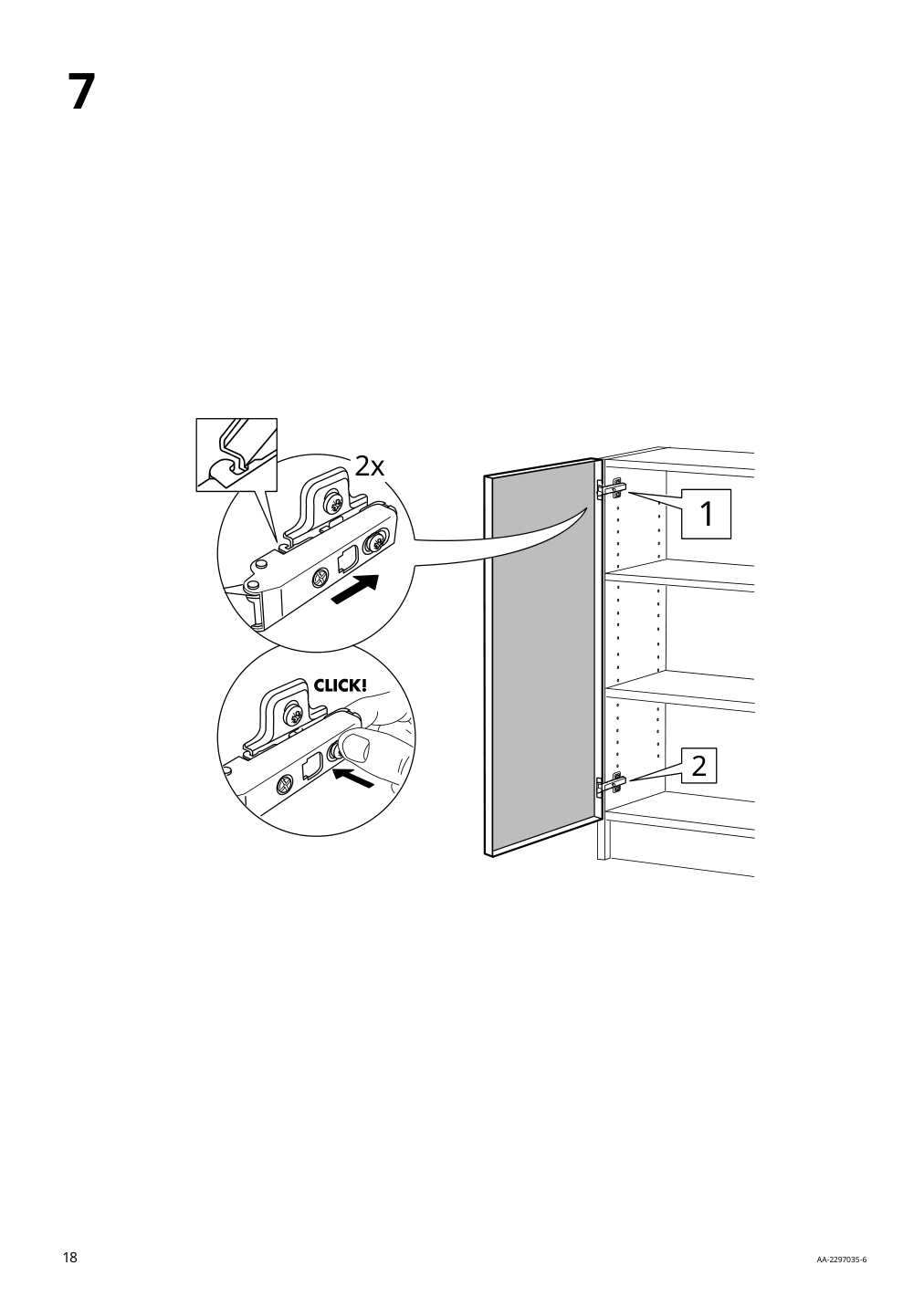 Assembly instructions for IKEA Hoegbo glass door white | Page 18 - IKEA BILLY / HÖGBO bookcase w glass doors 994.843.86