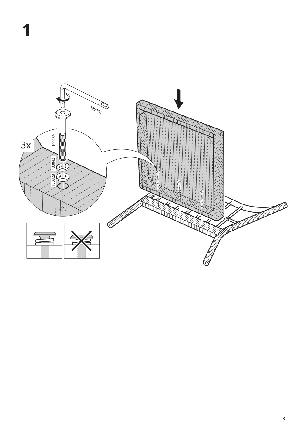 Assembly instructions for IKEA Holmsta armchair handmade beige | Page 3 - IKEA HOLMSTA / FRÖKNABO armchair 194.288.08