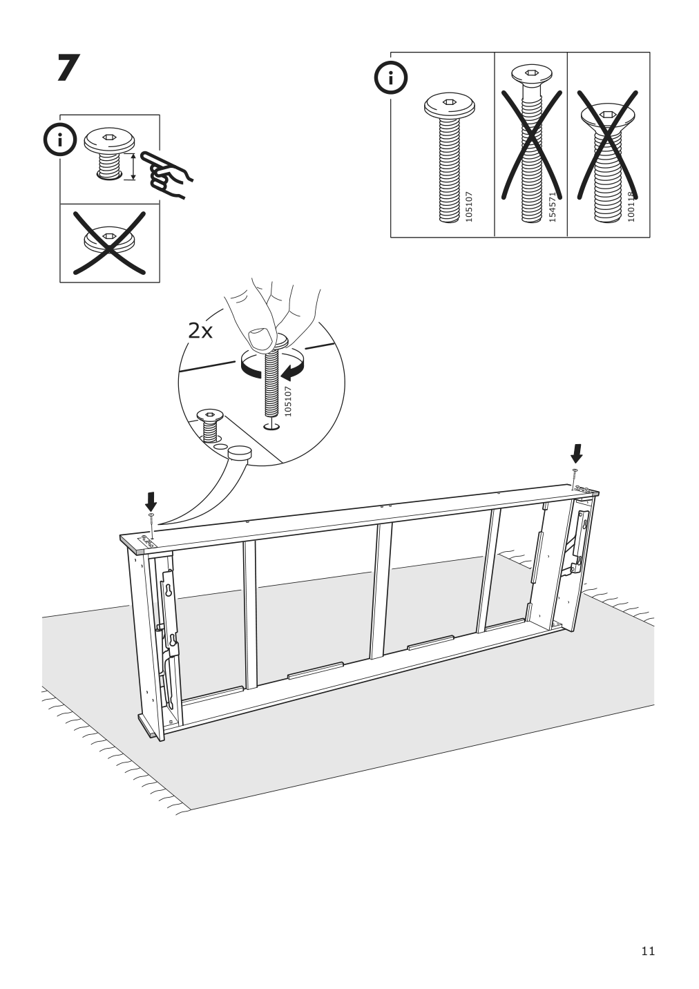 Assembly instructions for IKEA Holmsund sleeper sofa frame | Page 11 - IKEA HOLMSUND sleeper sofa 892.407.61