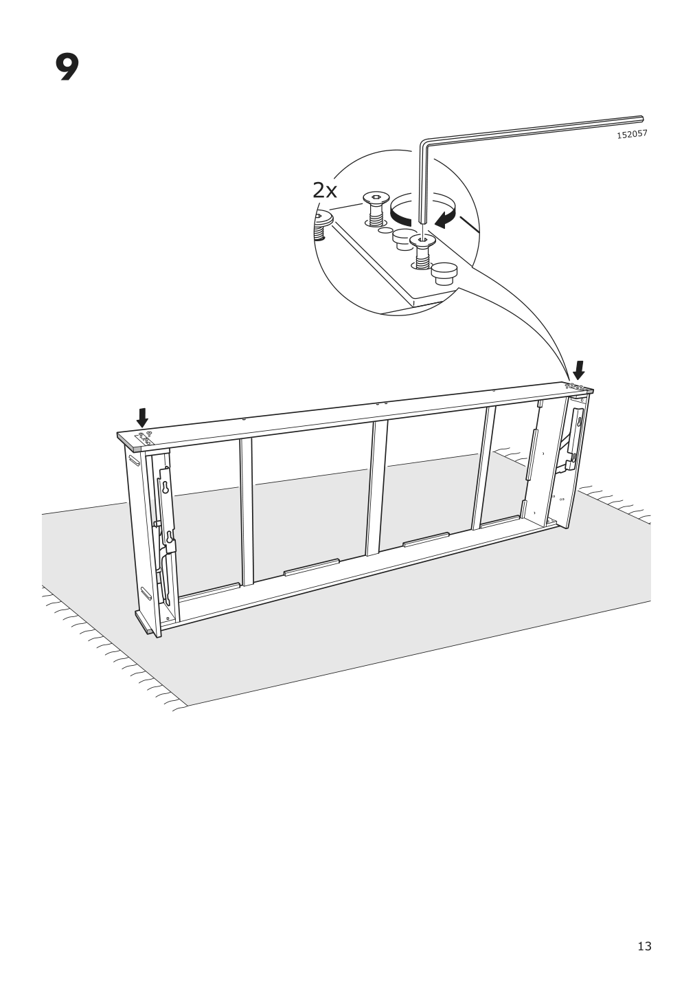 Assembly instructions for IKEA Holmsund sleeper sofa frame | Page 13 - IKEA HOLMSUND sleeper sofa 892.407.61